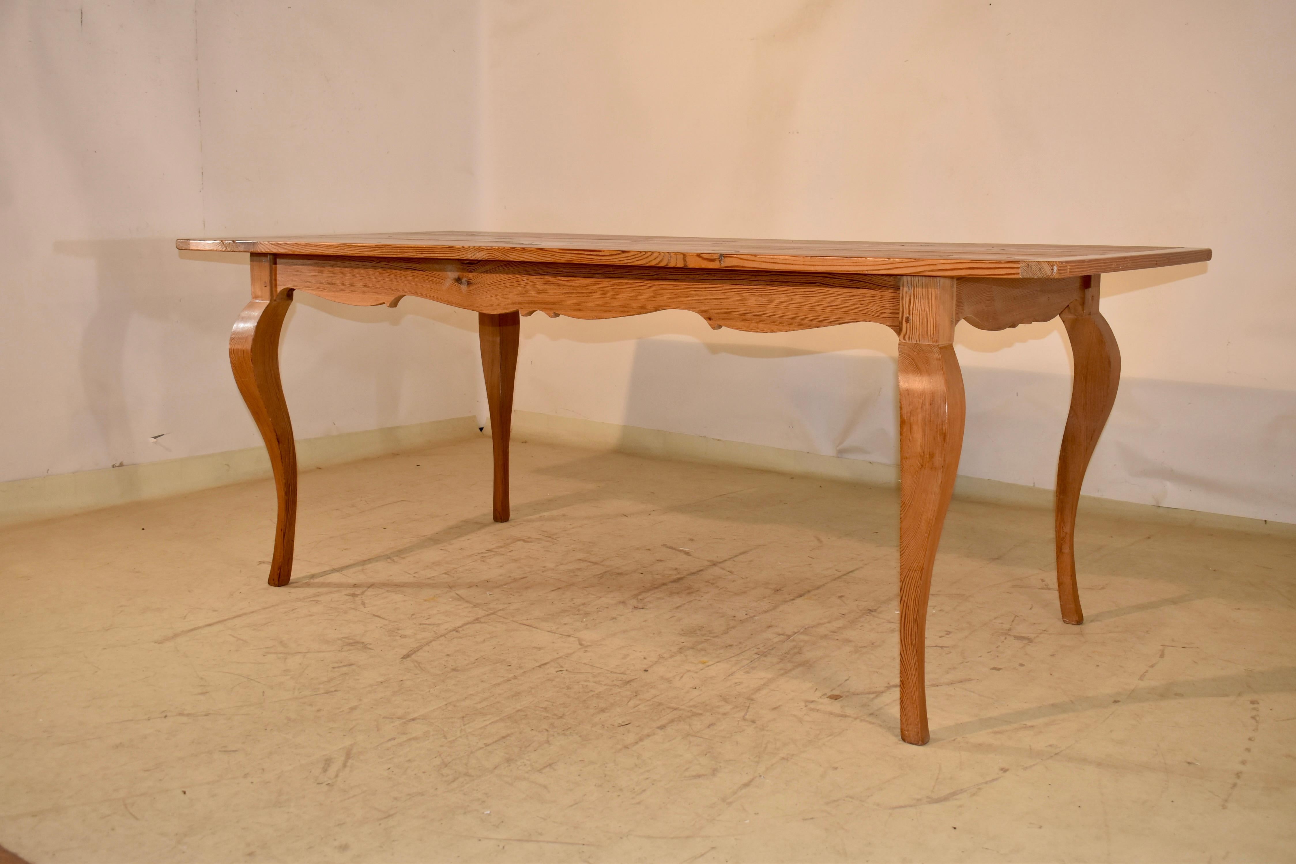 XIXe siècle Table de ferme française du 19ème siècle en vente