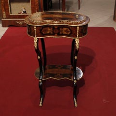 19th Century French Planter in Marquetry Napoleon III, France