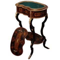 19th Century French Planter in Marquetry Napoleon III, France