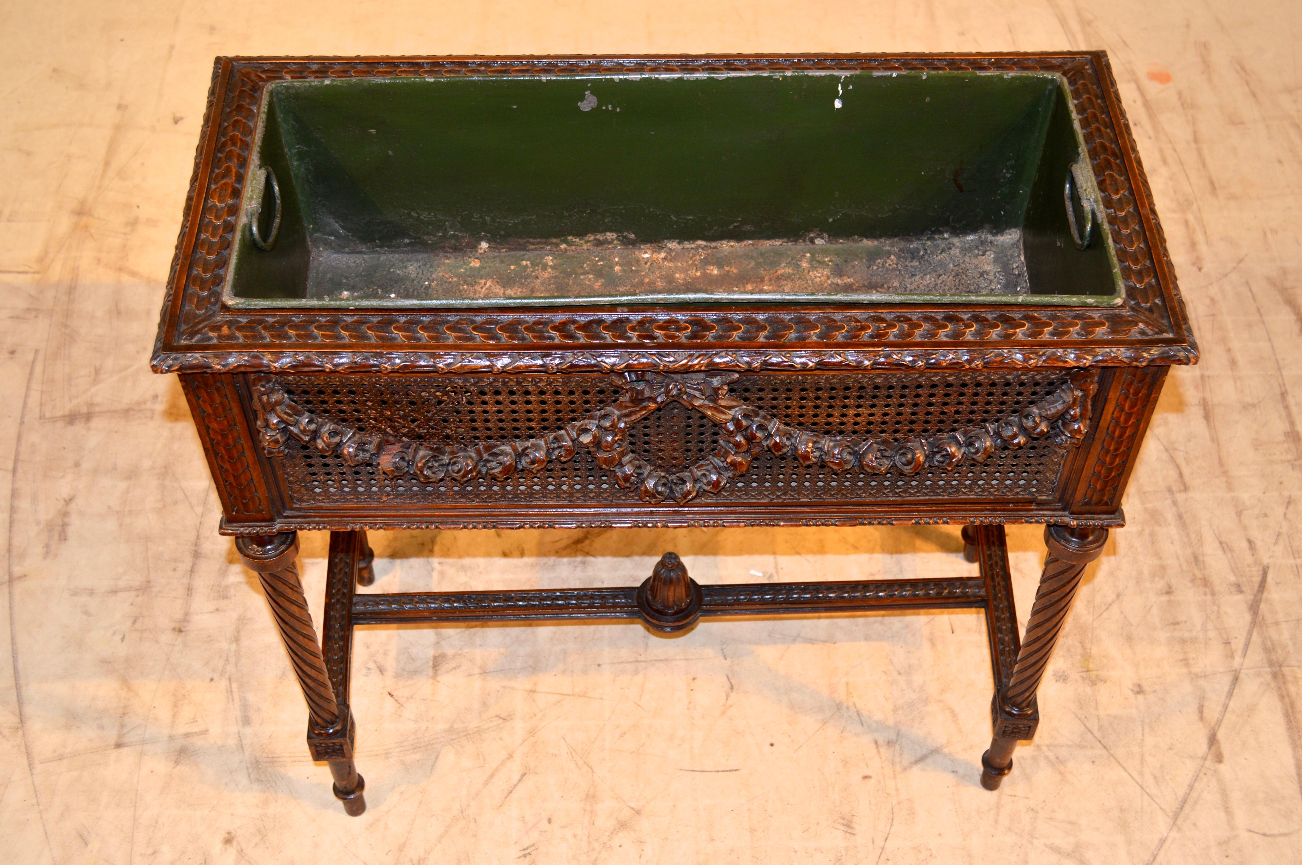 19th Century French Planter on Stand 1