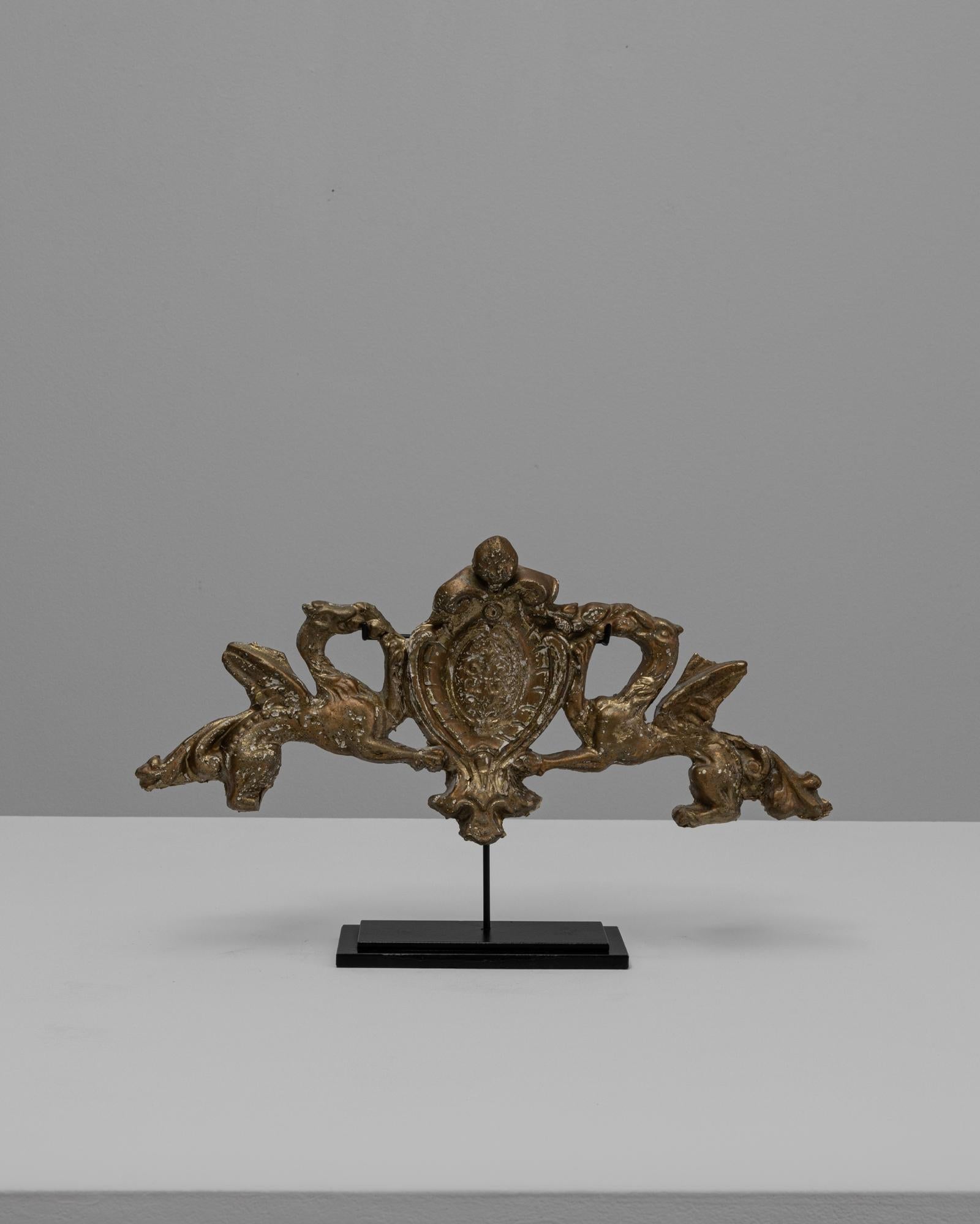 Elemento architettonico in gesso francese del XIX secolo su base metallica In condizioni buone in vendita a High Point, NC