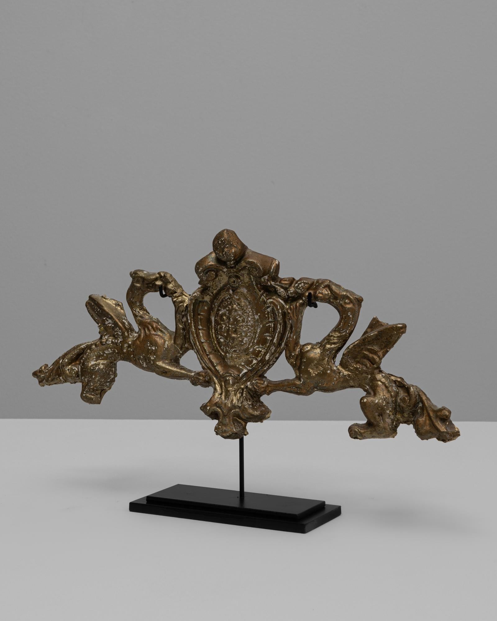 Elemento architettonico in gesso francese del XIX secolo su base metallica in vendita 3