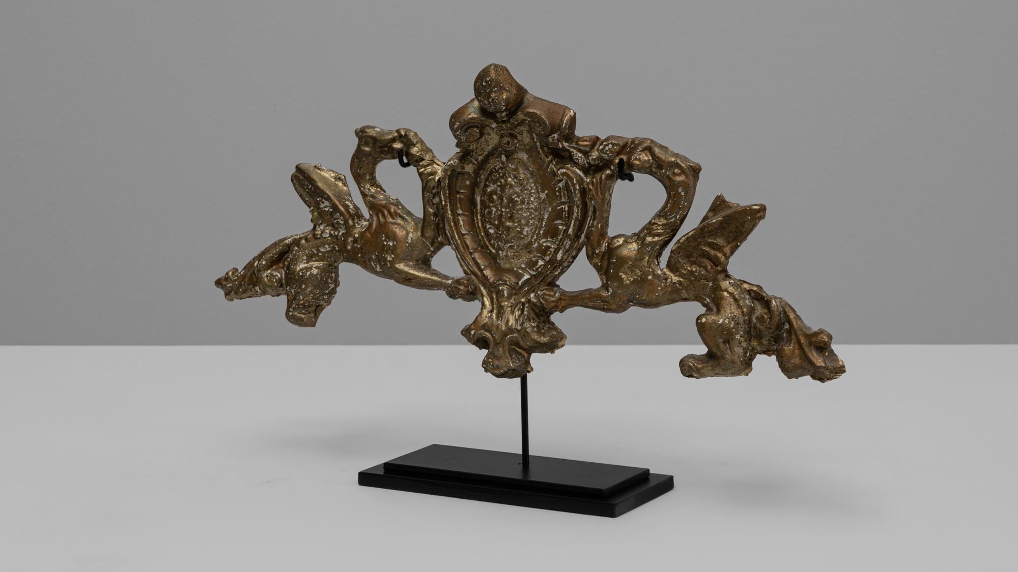 Elemento architettonico in gesso francese del XIX secolo su base metallica in vendita 4