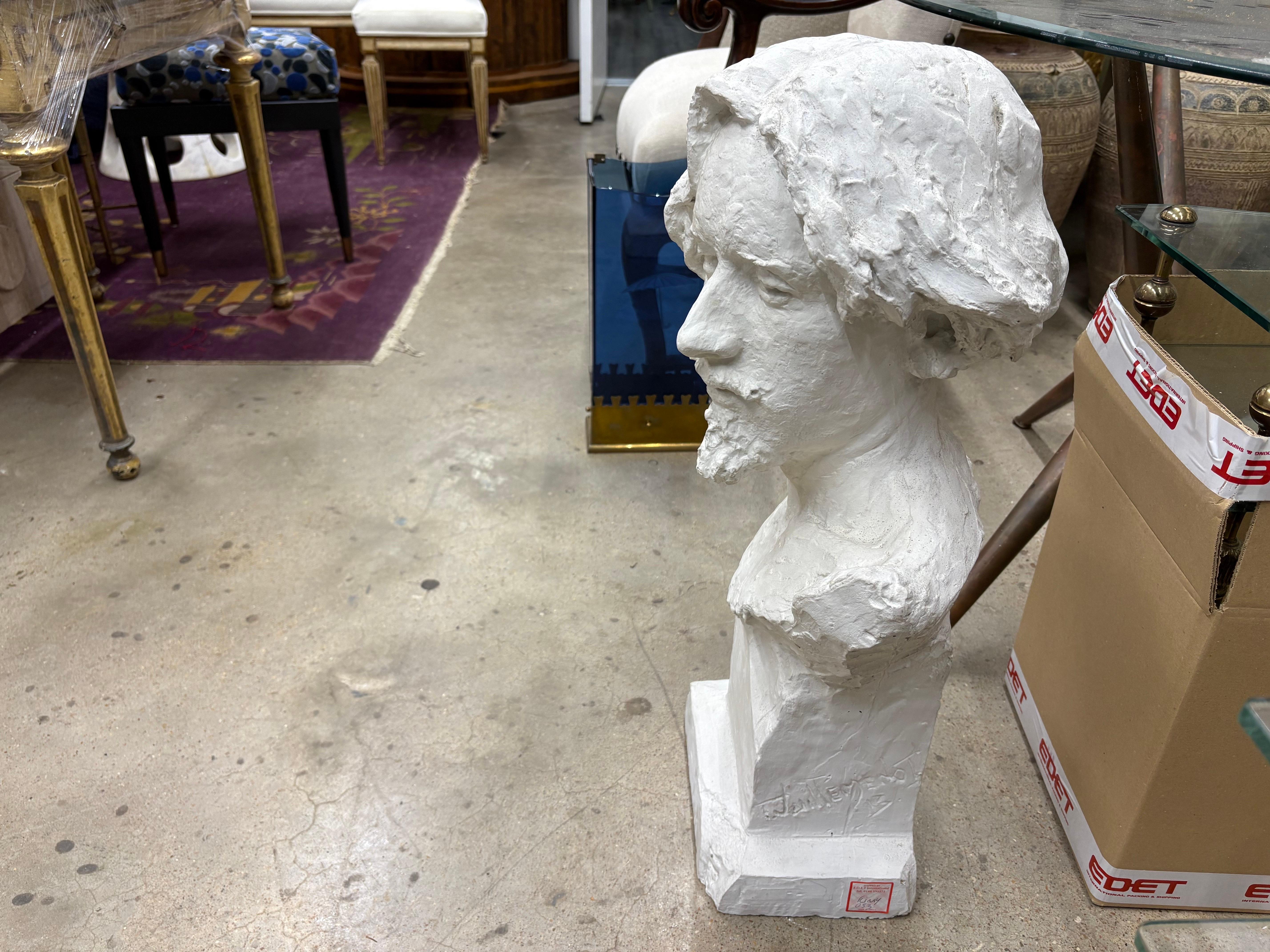 Busto francés de escayola del siglo XIX Otro en venta