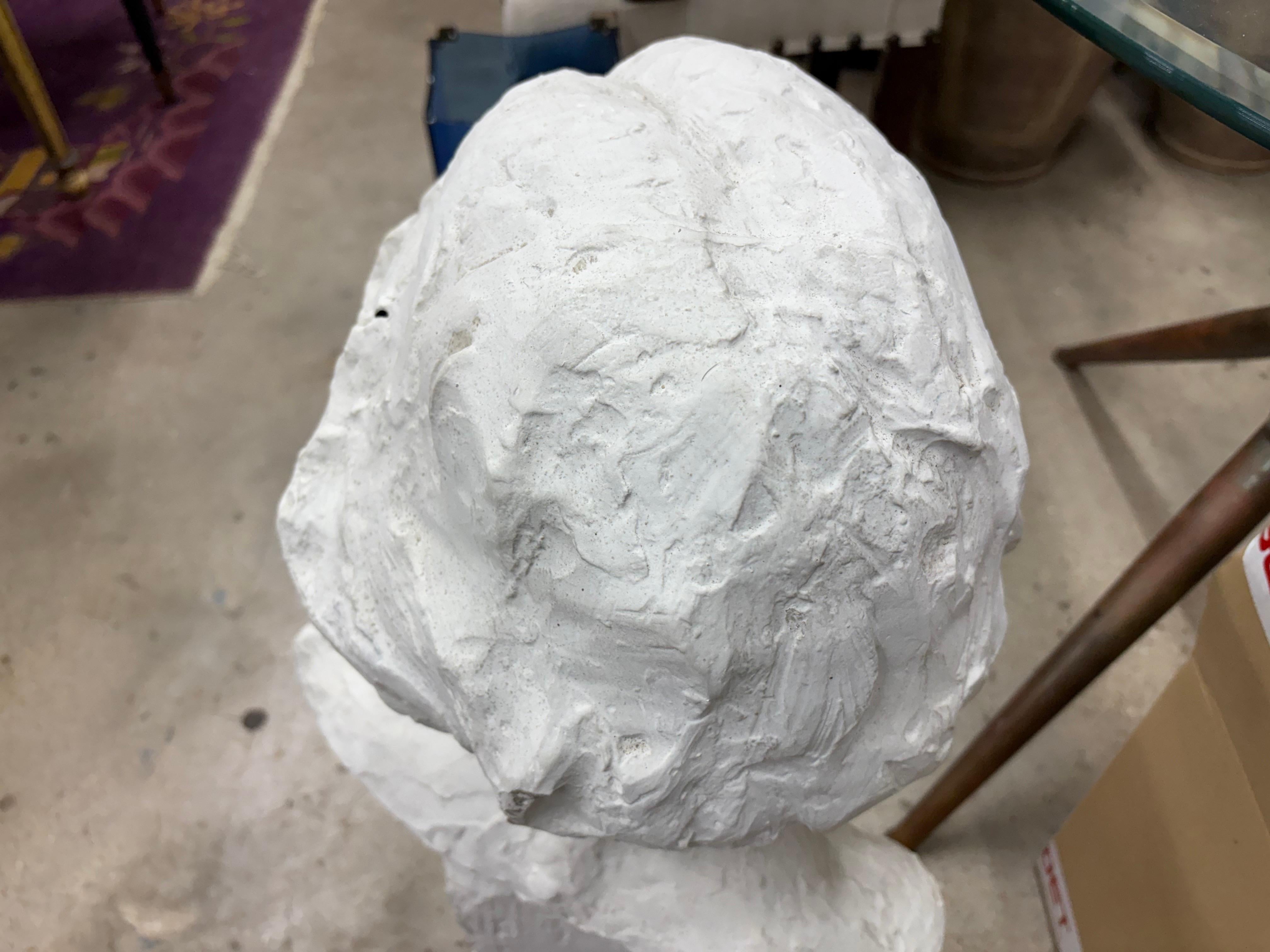 Busto francés de escayola del siglo XIX en venta 2
