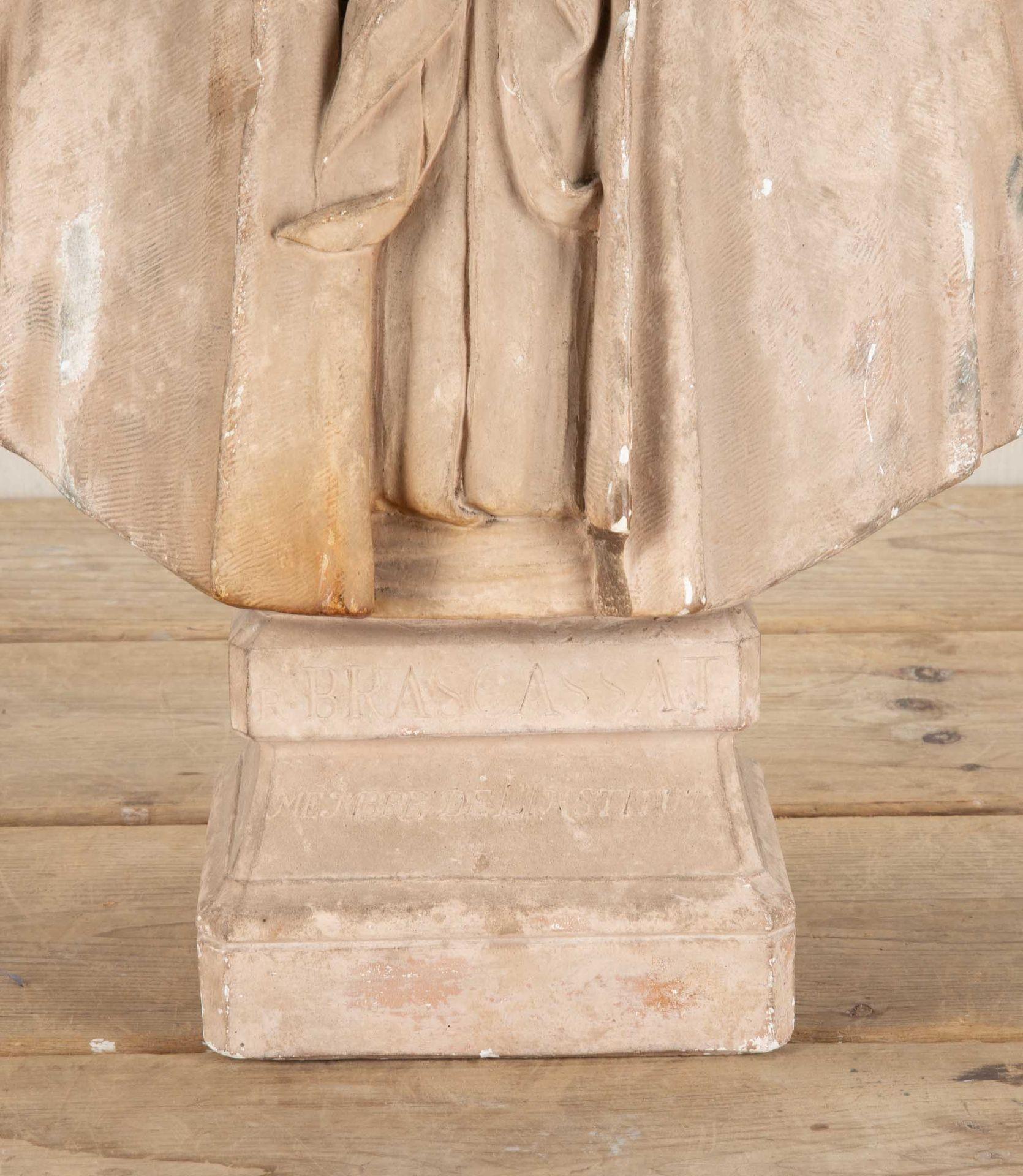Busto ritratto in gesso francese del XIX secolo di Louis Desprez in vendita 5