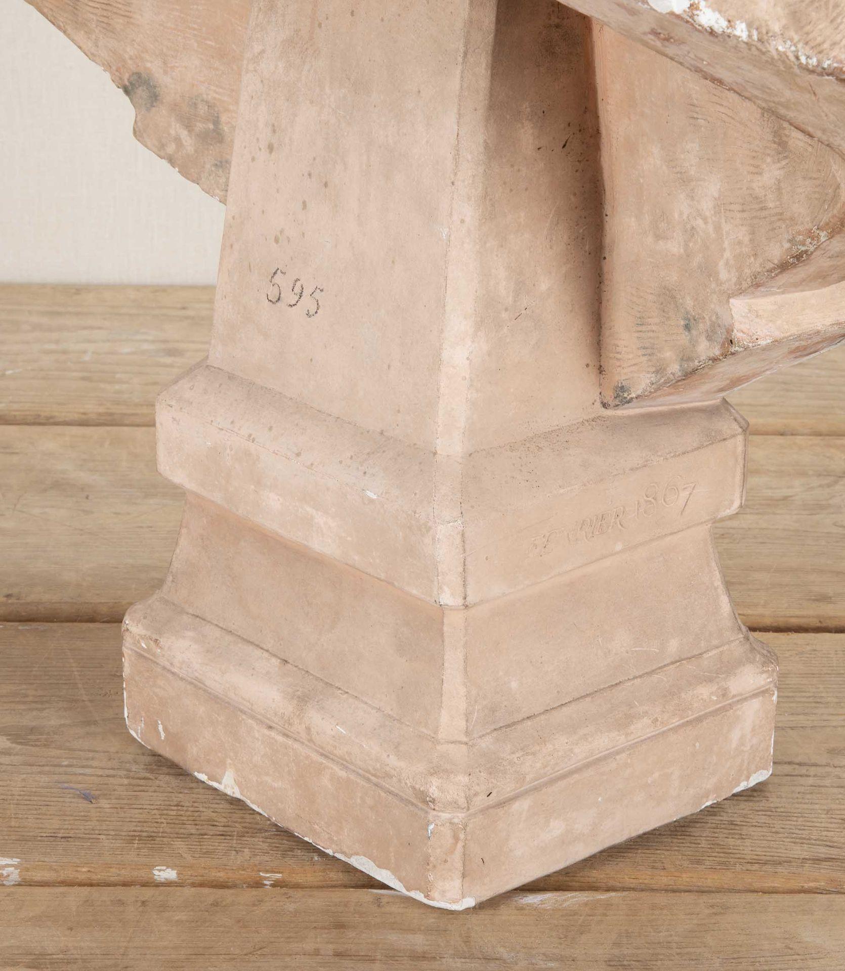 Busto ritratto in gesso francese del XIX secolo di Louis Desprez in vendita 6