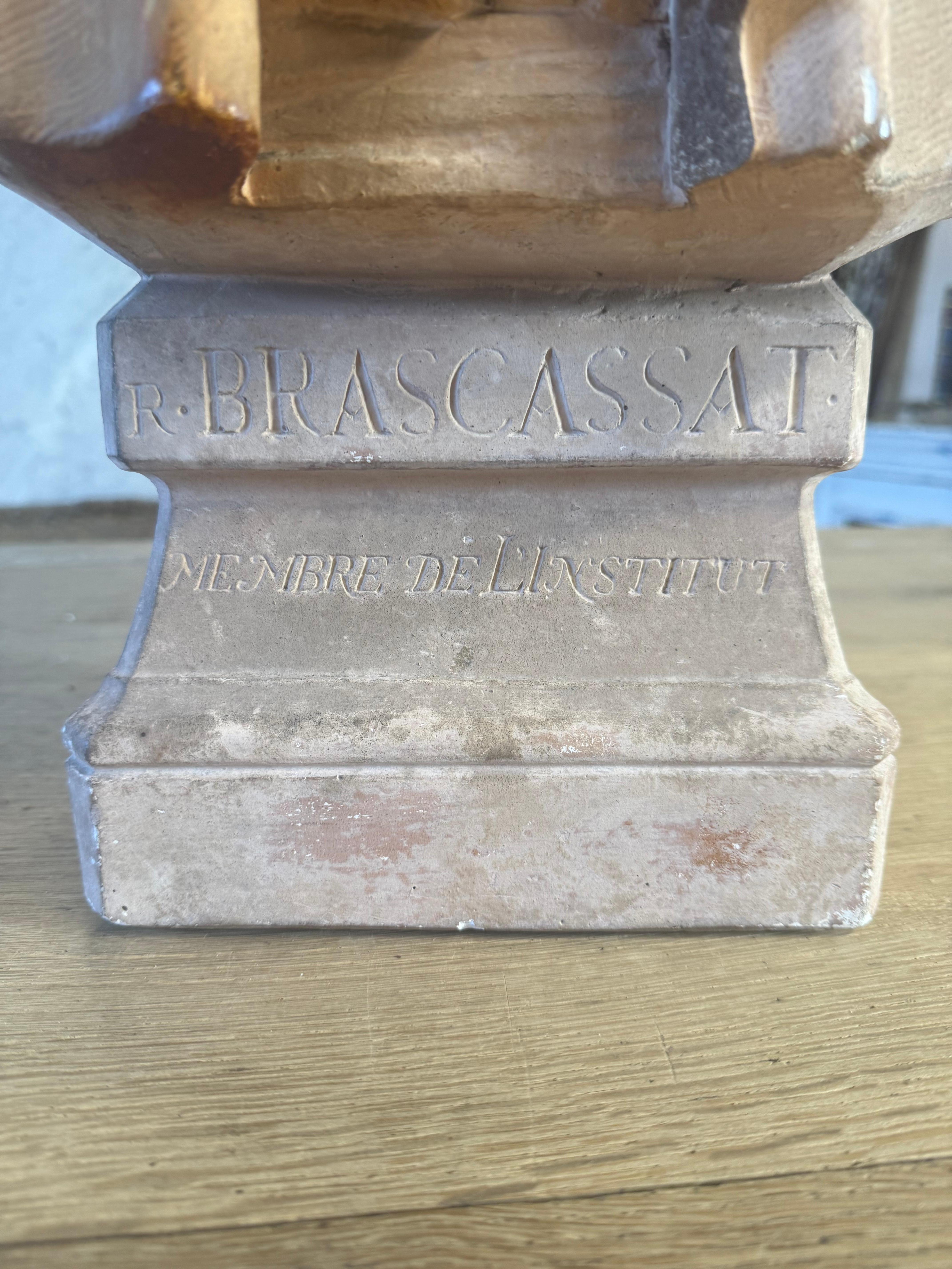 Busto-retrato francés de escayola del siglo XIX de Louis Desprez en venta 1