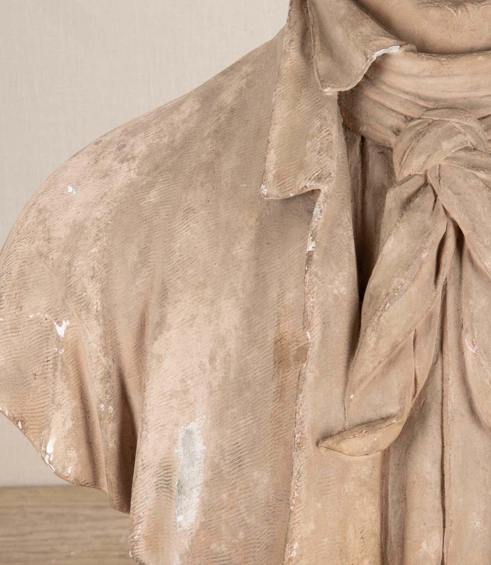 Busto ritratto in gesso francese del XIX secolo di Louis Desprez in vendita 2