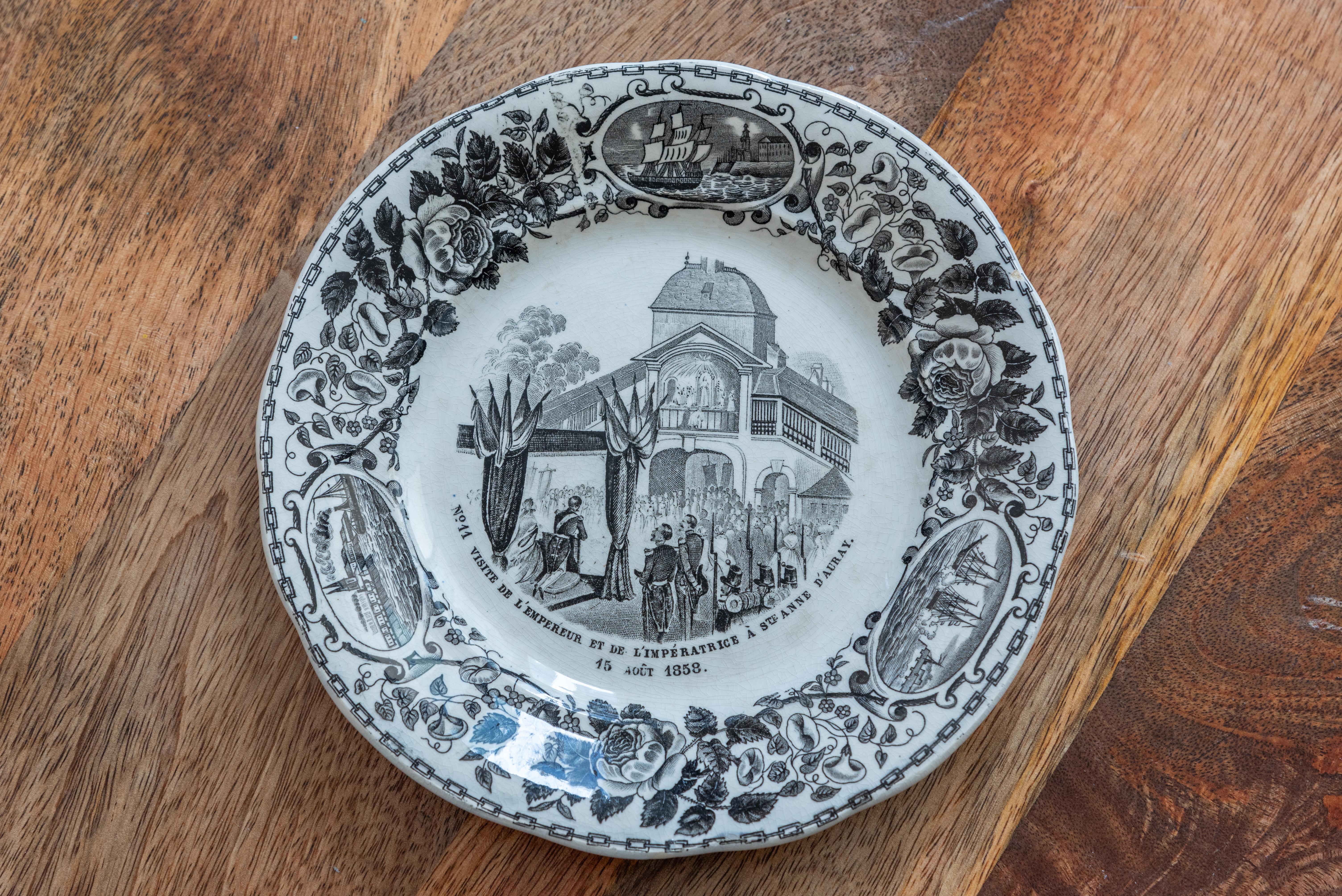 19th Century French Plates by Creil et Montereau 3