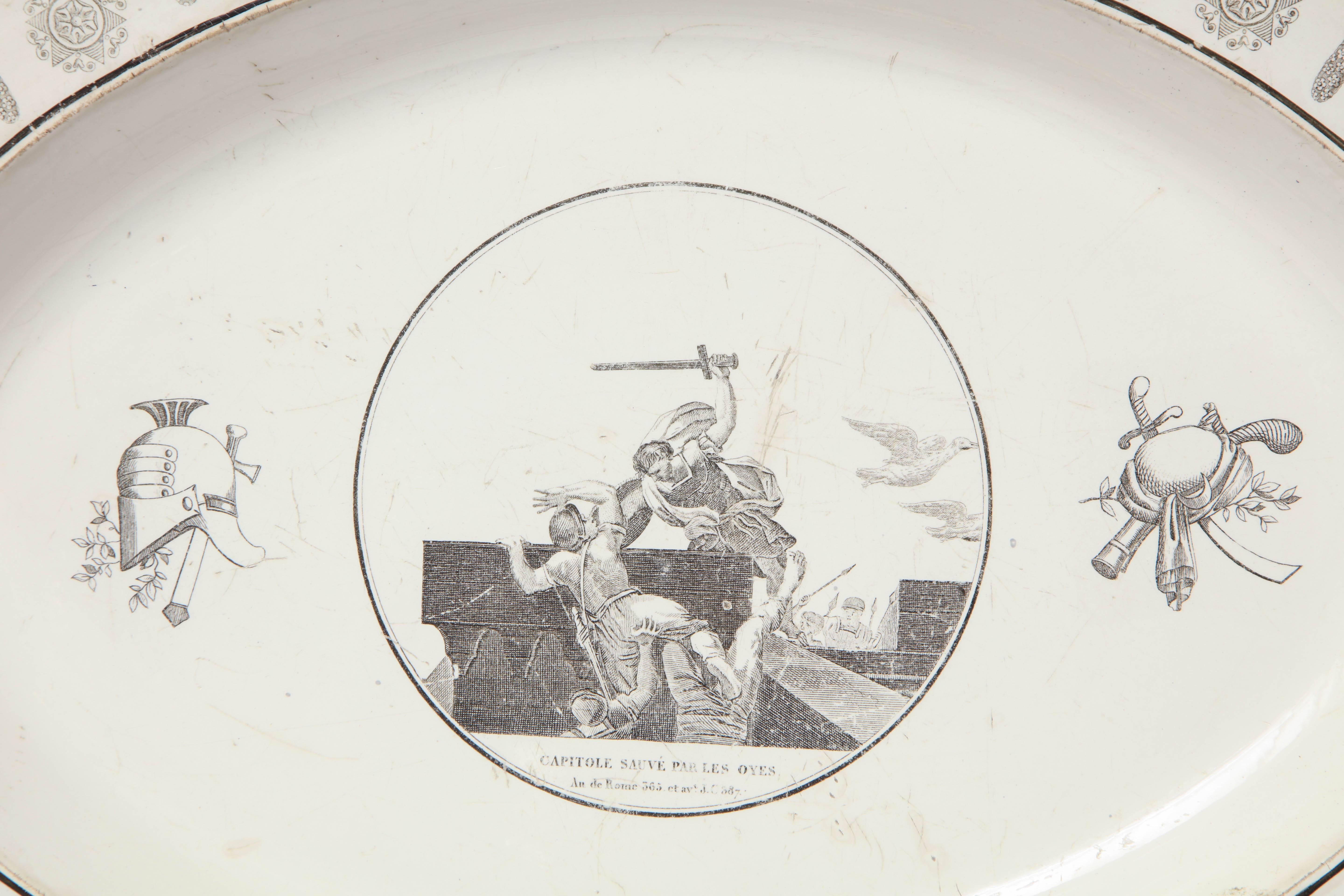 19th century platter, French.