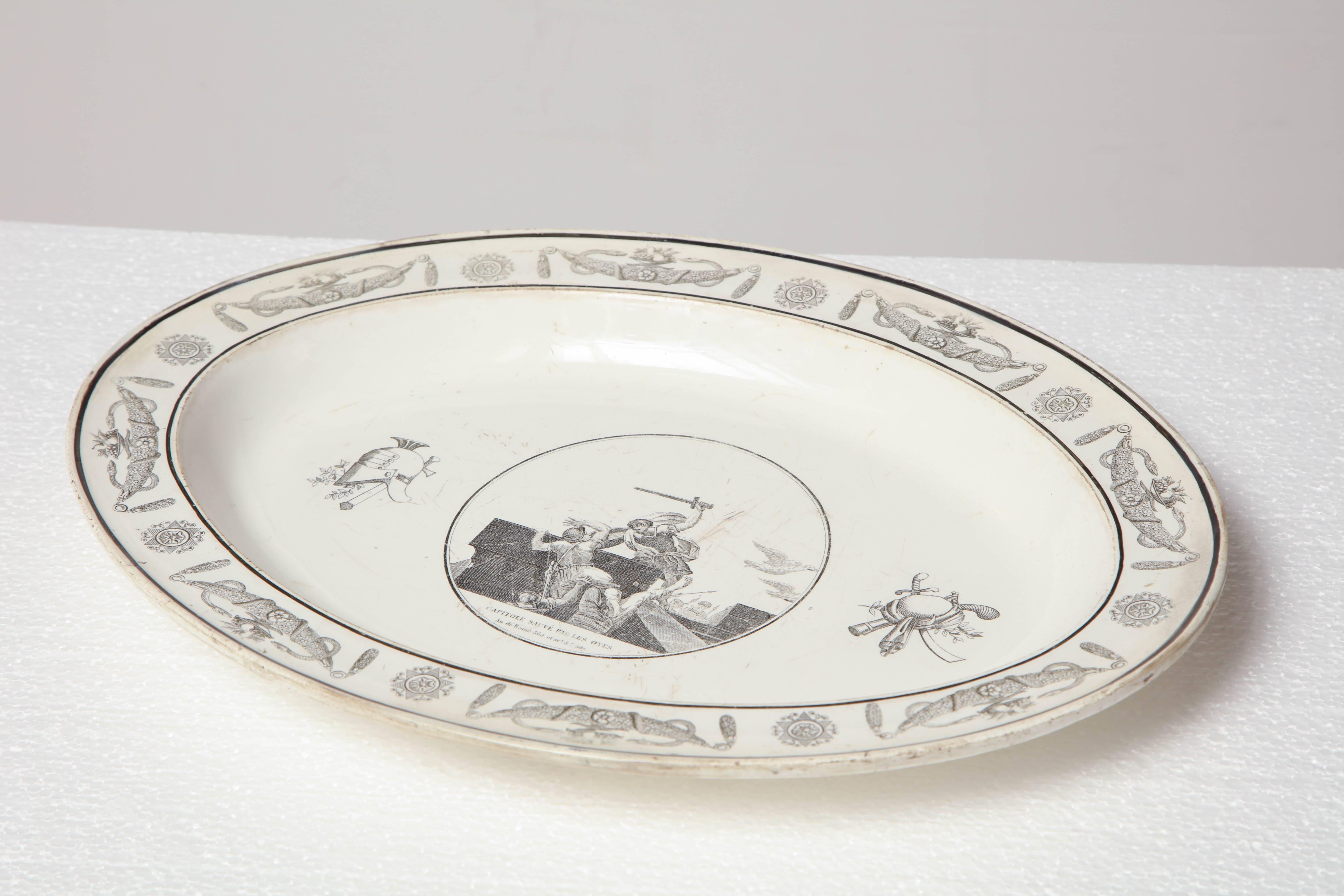 19th Century French Platter For Sale 3