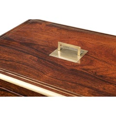 19th Century French Playing Card Box Rosewood