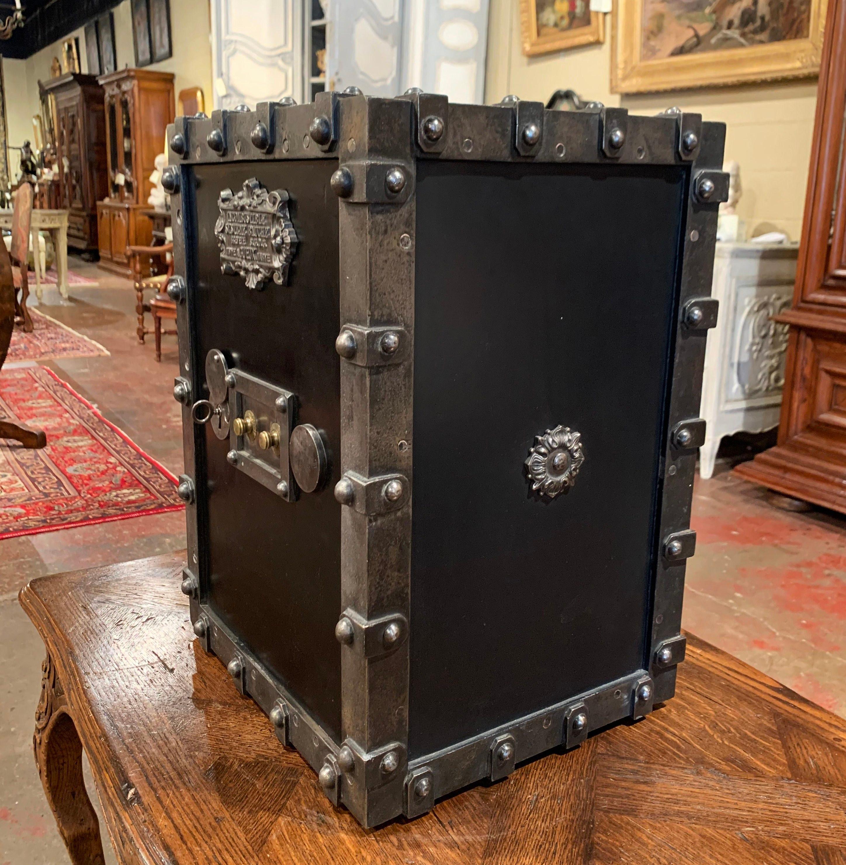 antique safes from 19th century with combination lock