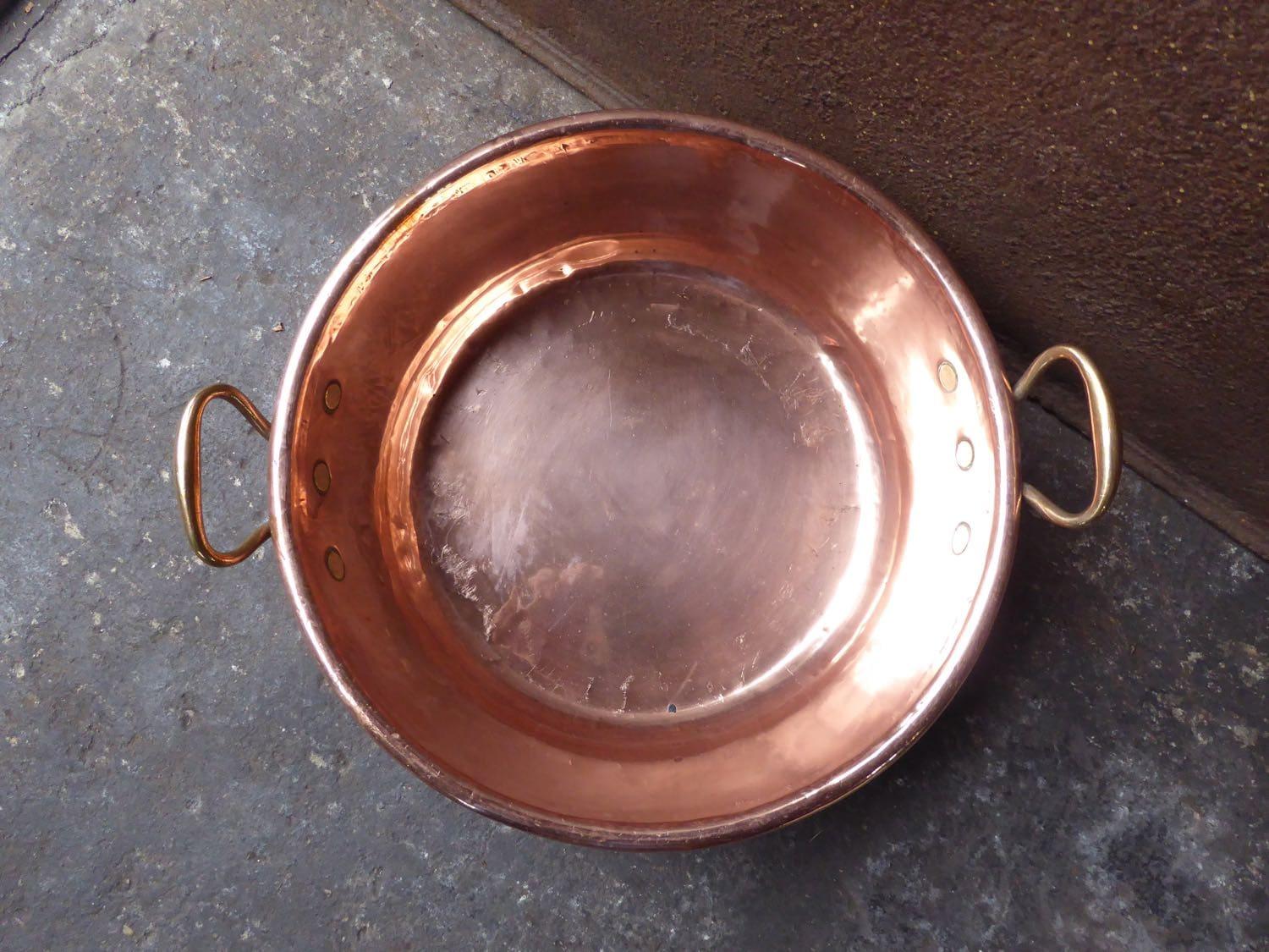 Laiton Panier à bois de feu du 19ème siècle en cuivre poli, période victorienne en vente