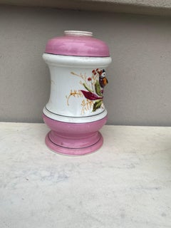 19th Century French Porcelain Bird Lamp