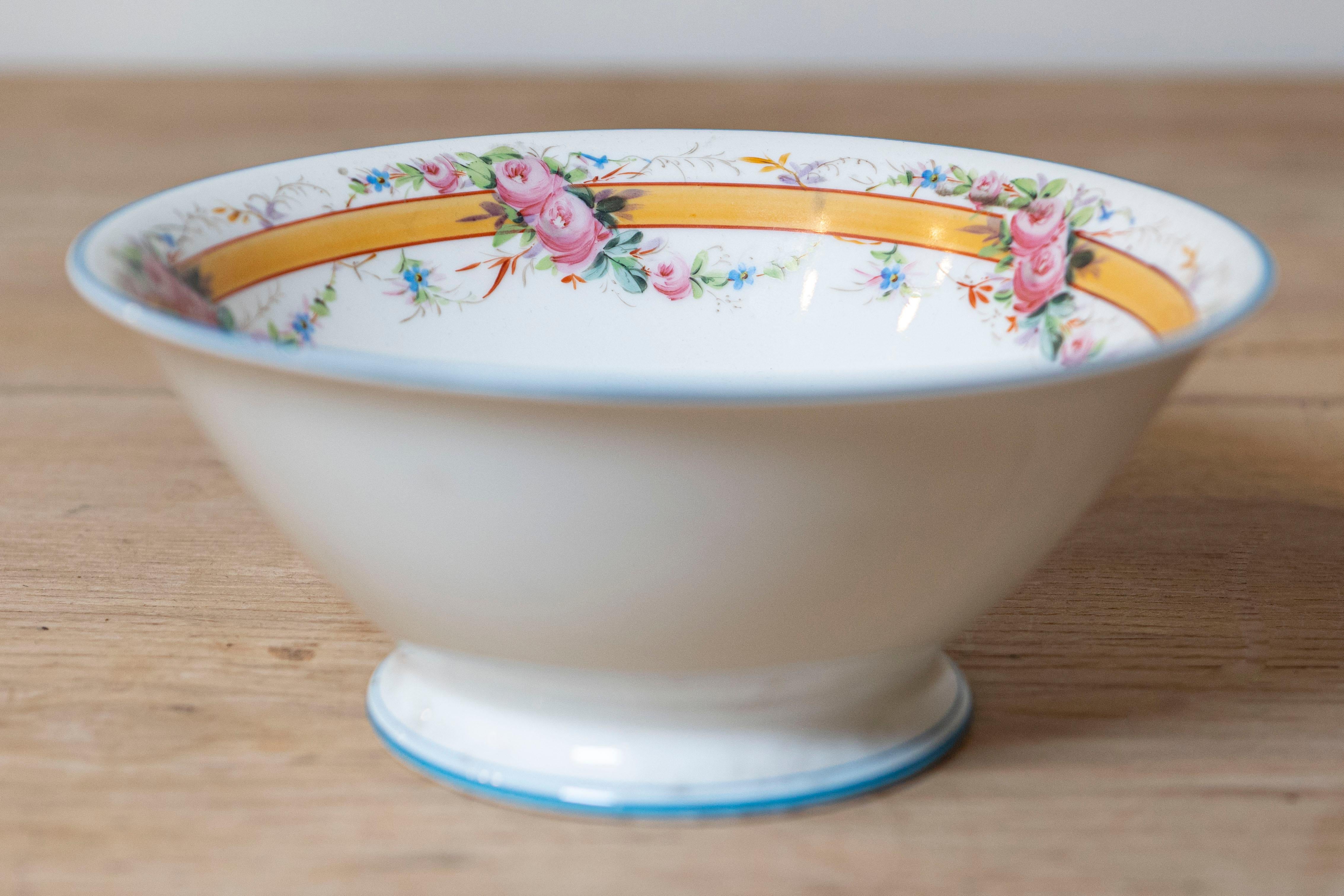 Enameled 19th Century French Porcelain For Sale