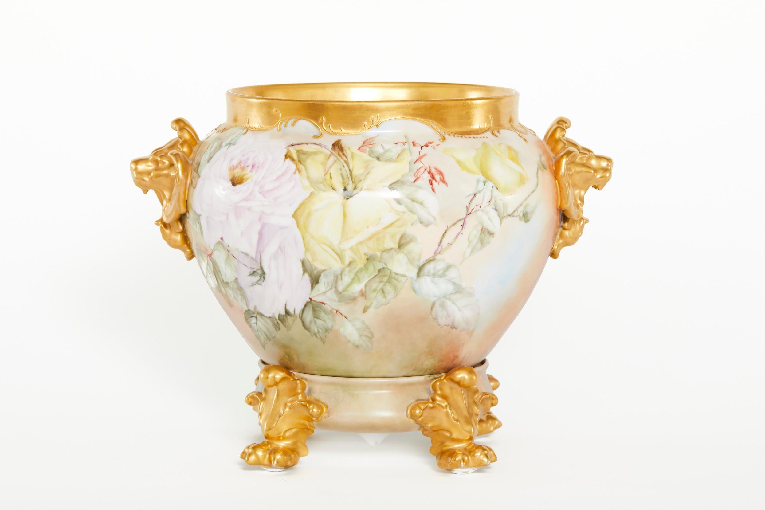 19th Century French Porcelain Jardiniere / Cachepot 5