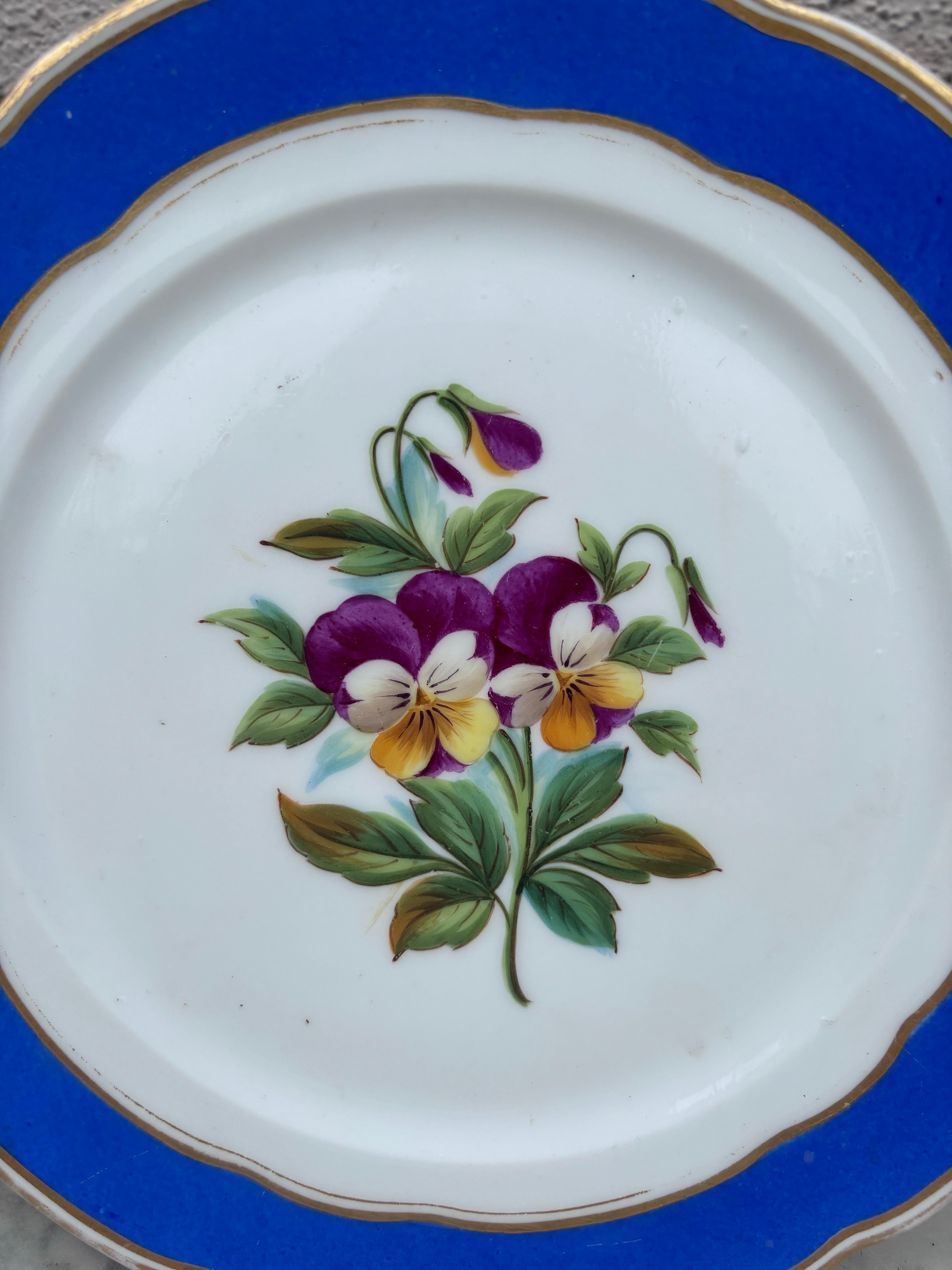Louis-Philippe Assiette Panses en porcelaine française du 19e siècle en vente