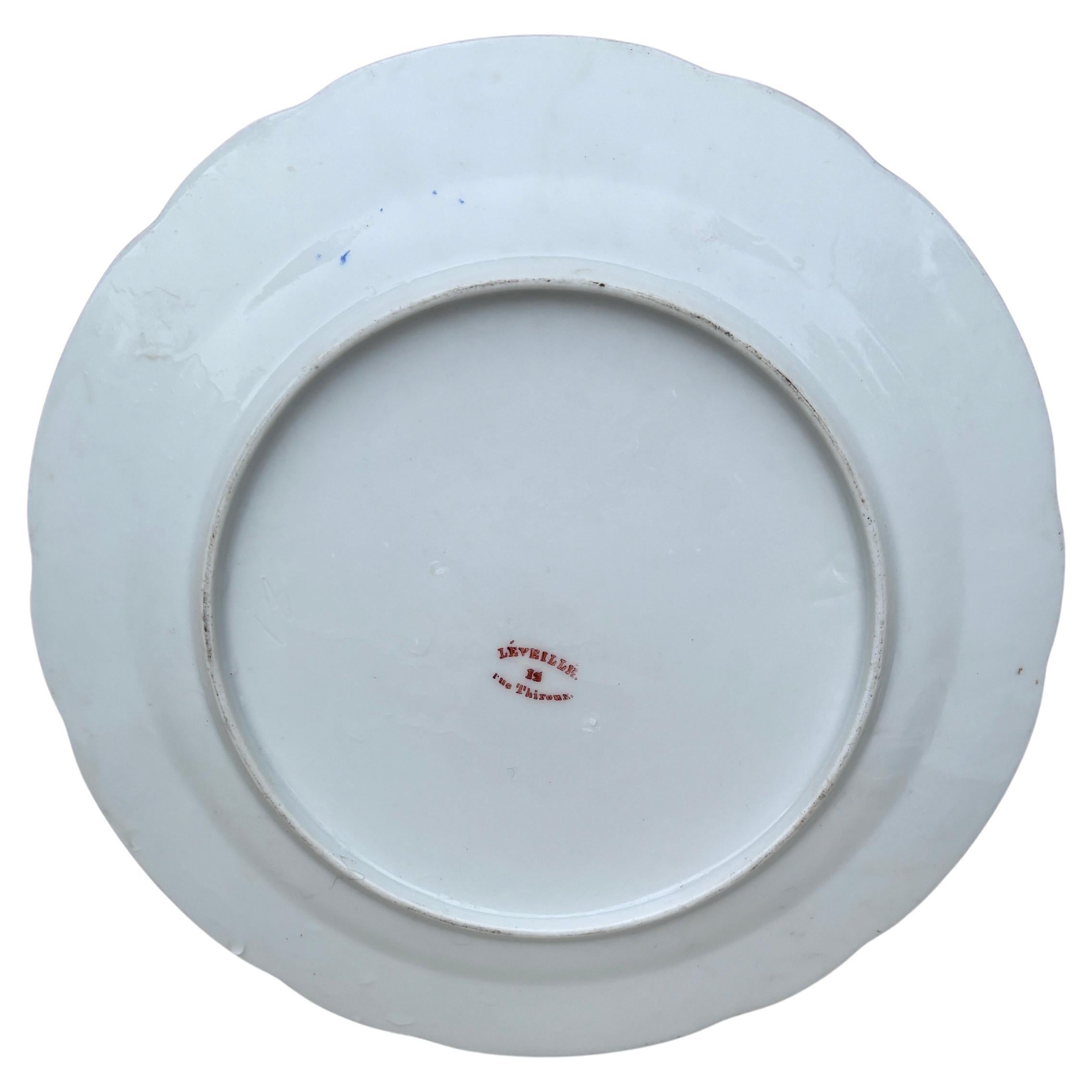 Français Assiette Panses en porcelaine française du 19e siècle en vente