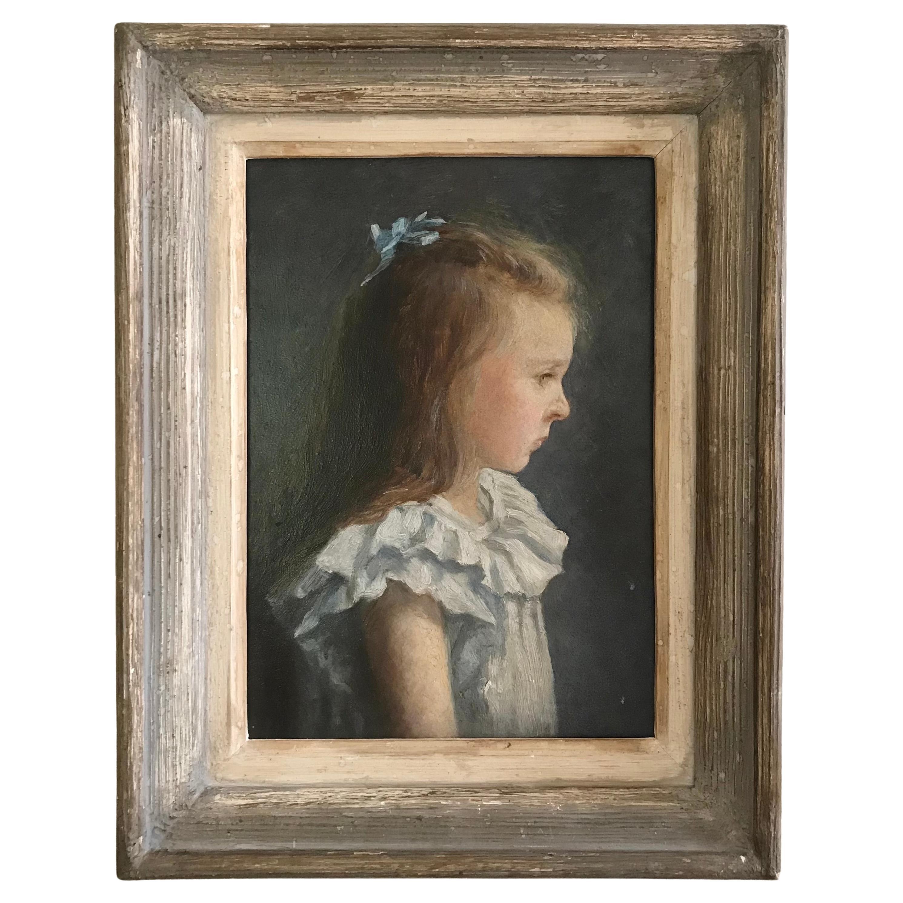 19th Century French Portrait  For Sale