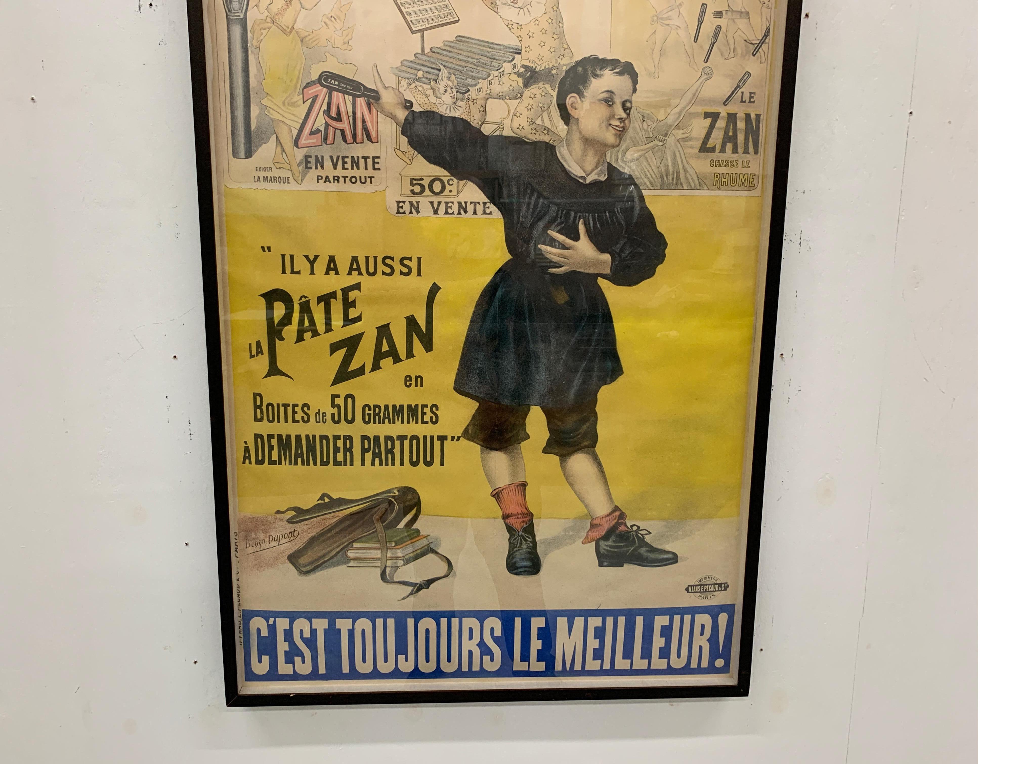 19th Century French Poster for 