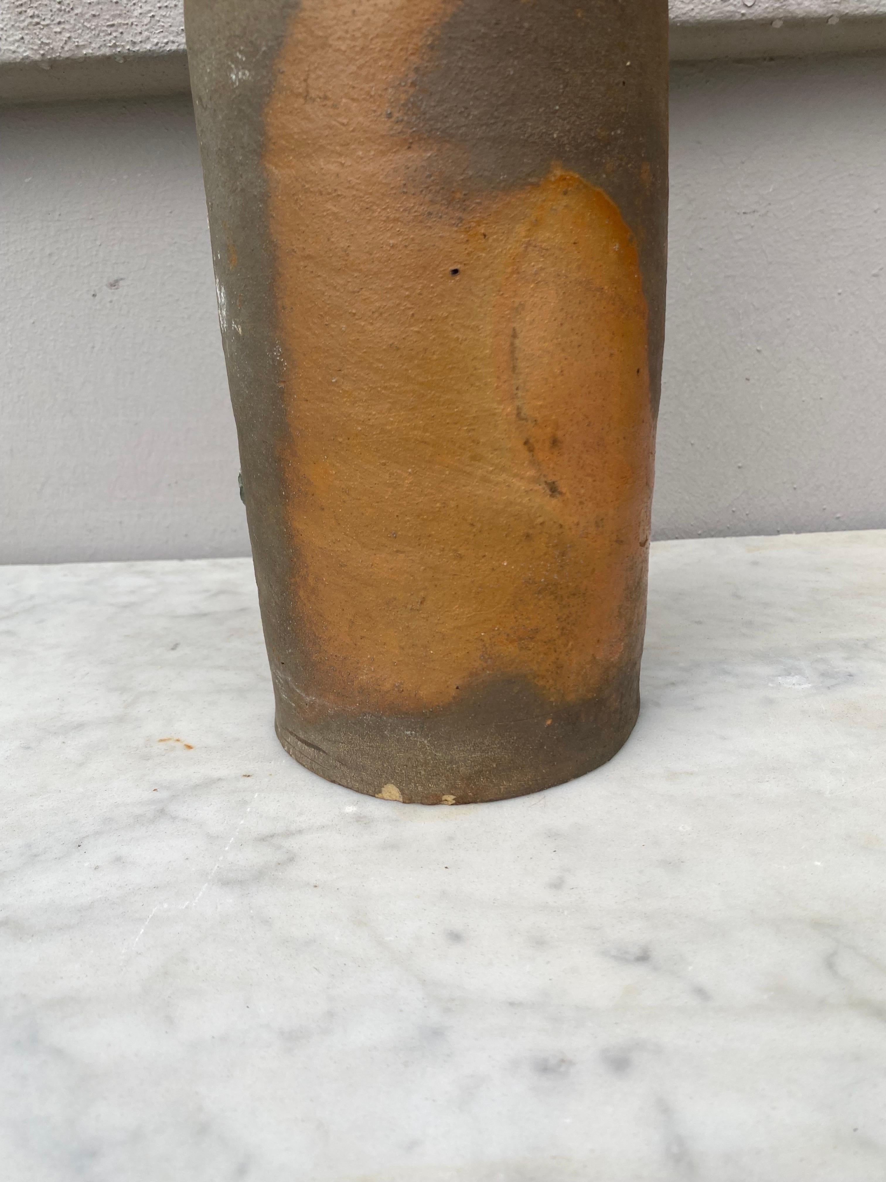 Französische Zigarettenflasche aus Keramik aus der Normandie, 19. Jahrhundert im Zustand „Gut“ im Angebot in Austin, TX
