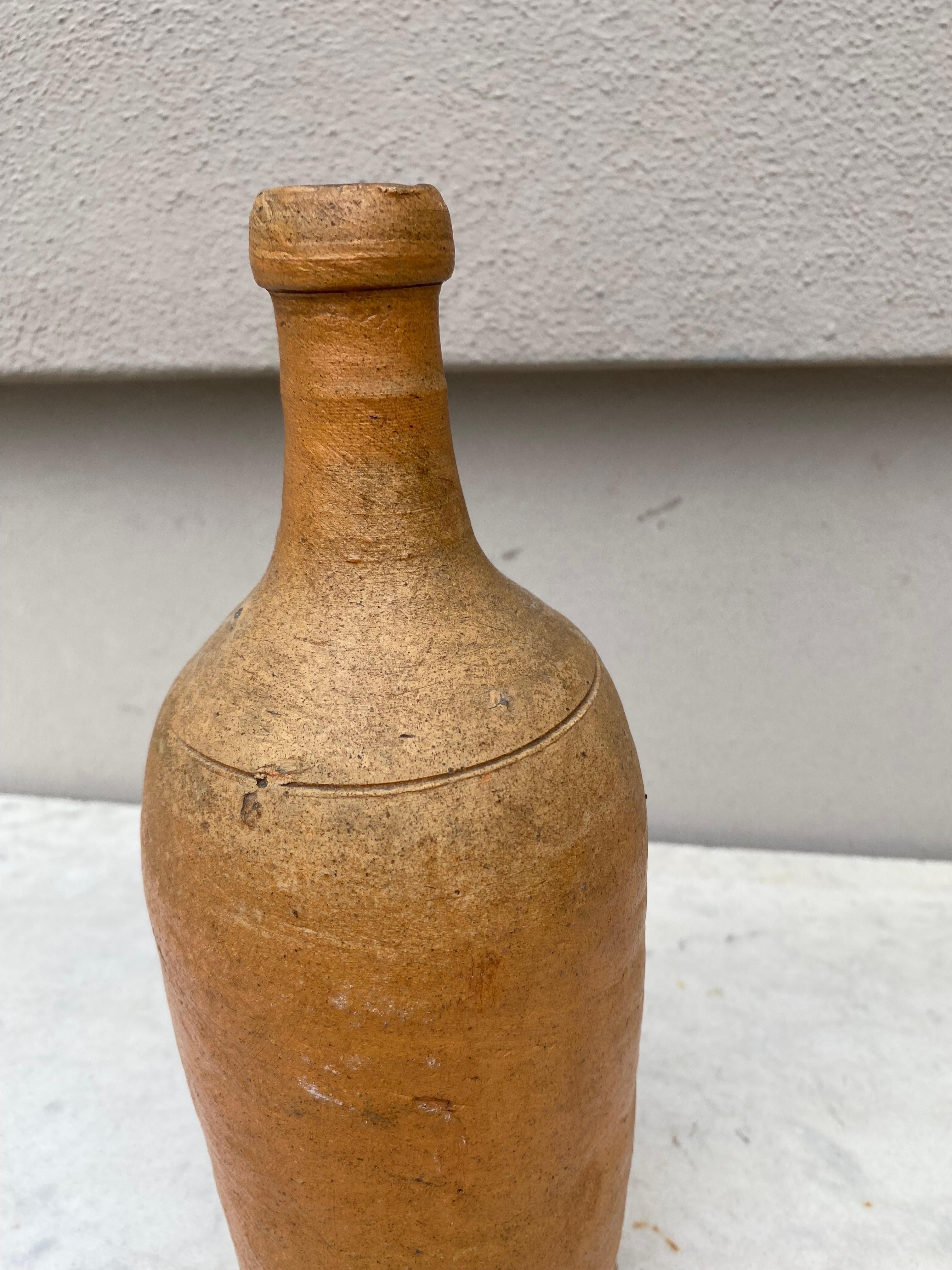 Franzsische Zigarettenflasche aus Keramik aus der Normandie, 19. Jahrhundert (Land) im Angebot