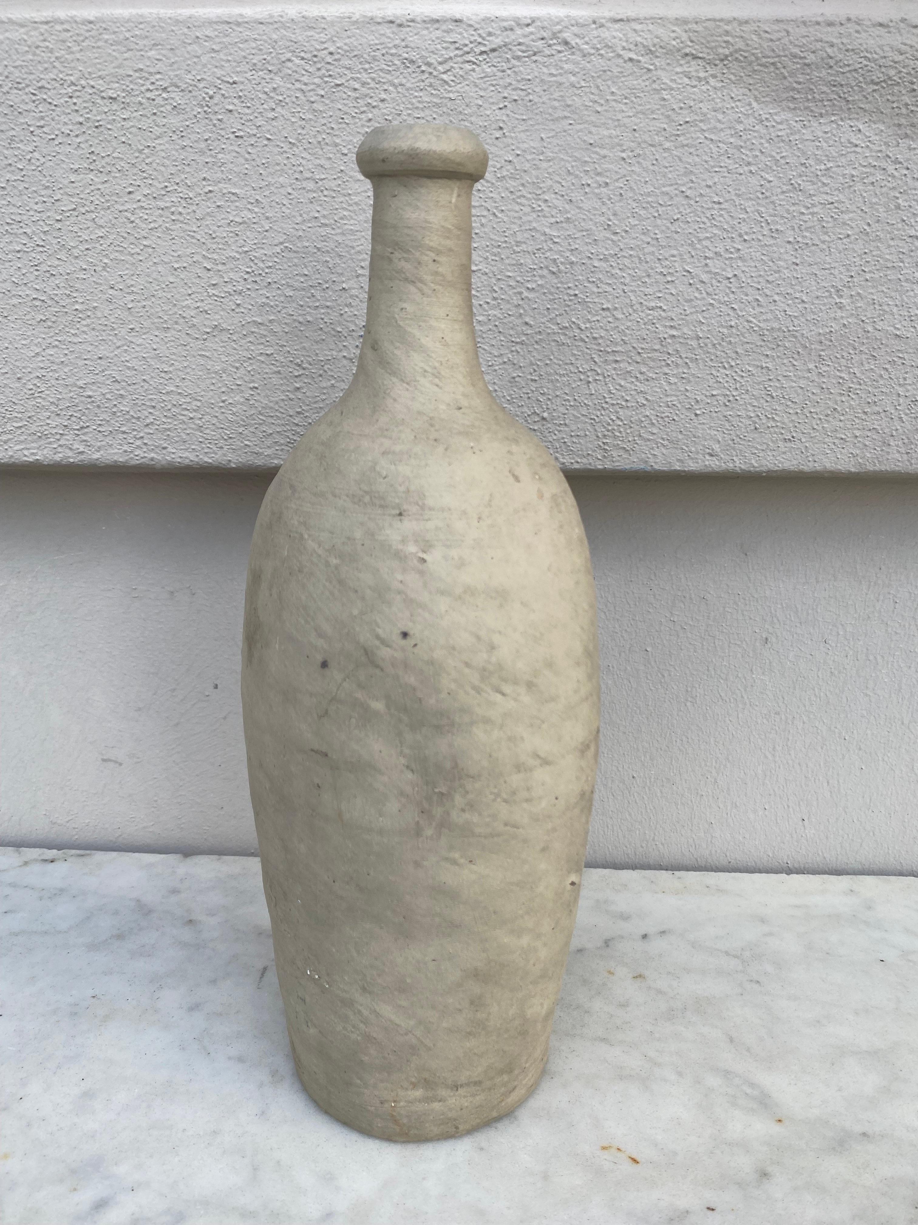 Late 19th Century 19th Century French Pottery Cider Bottle from Normandy