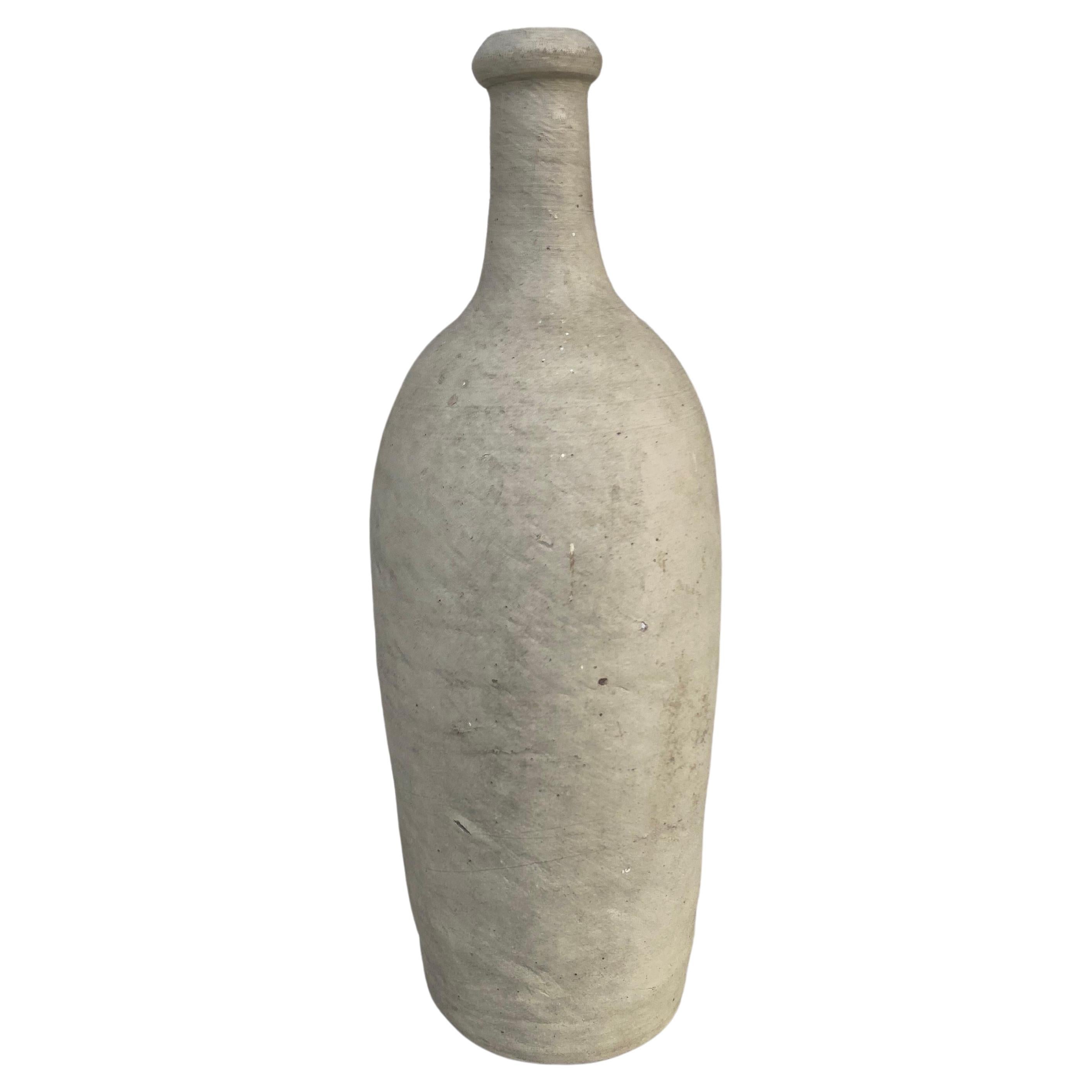 19th Century French Pottery Cider Bottle from Normandy