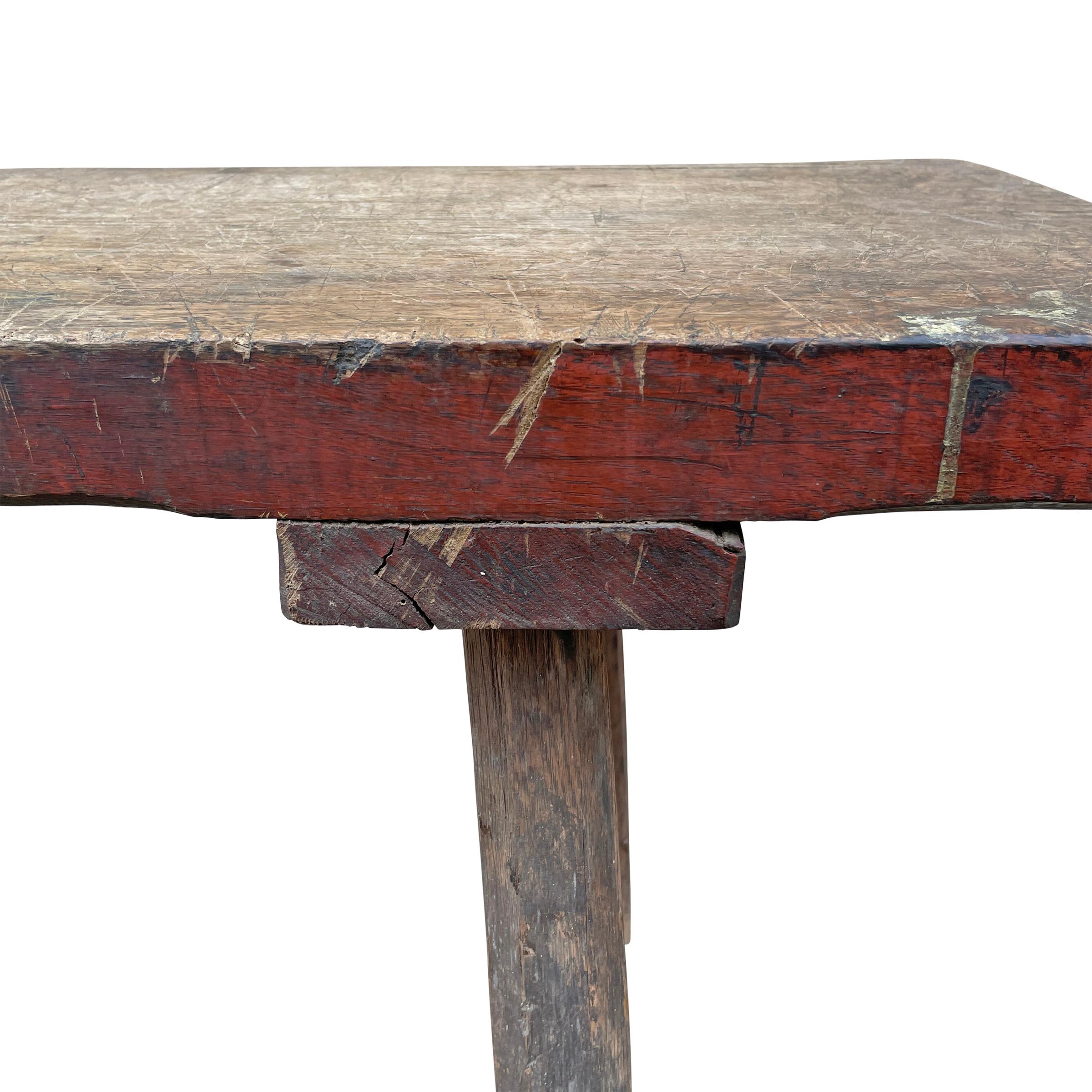 19th Century French Primitive Low Table For Sale 9