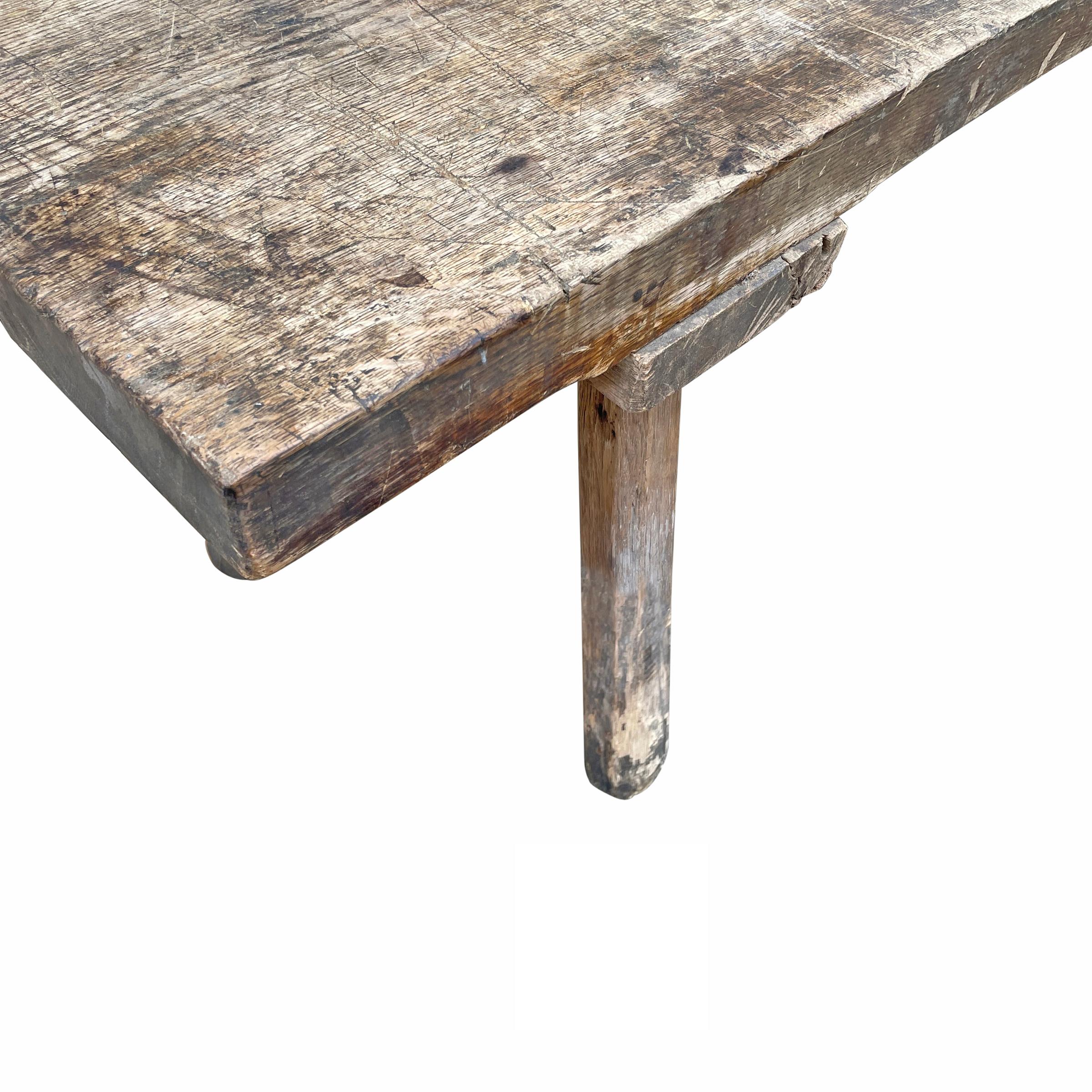 19th Century French Primitive Low Table For Sale 2