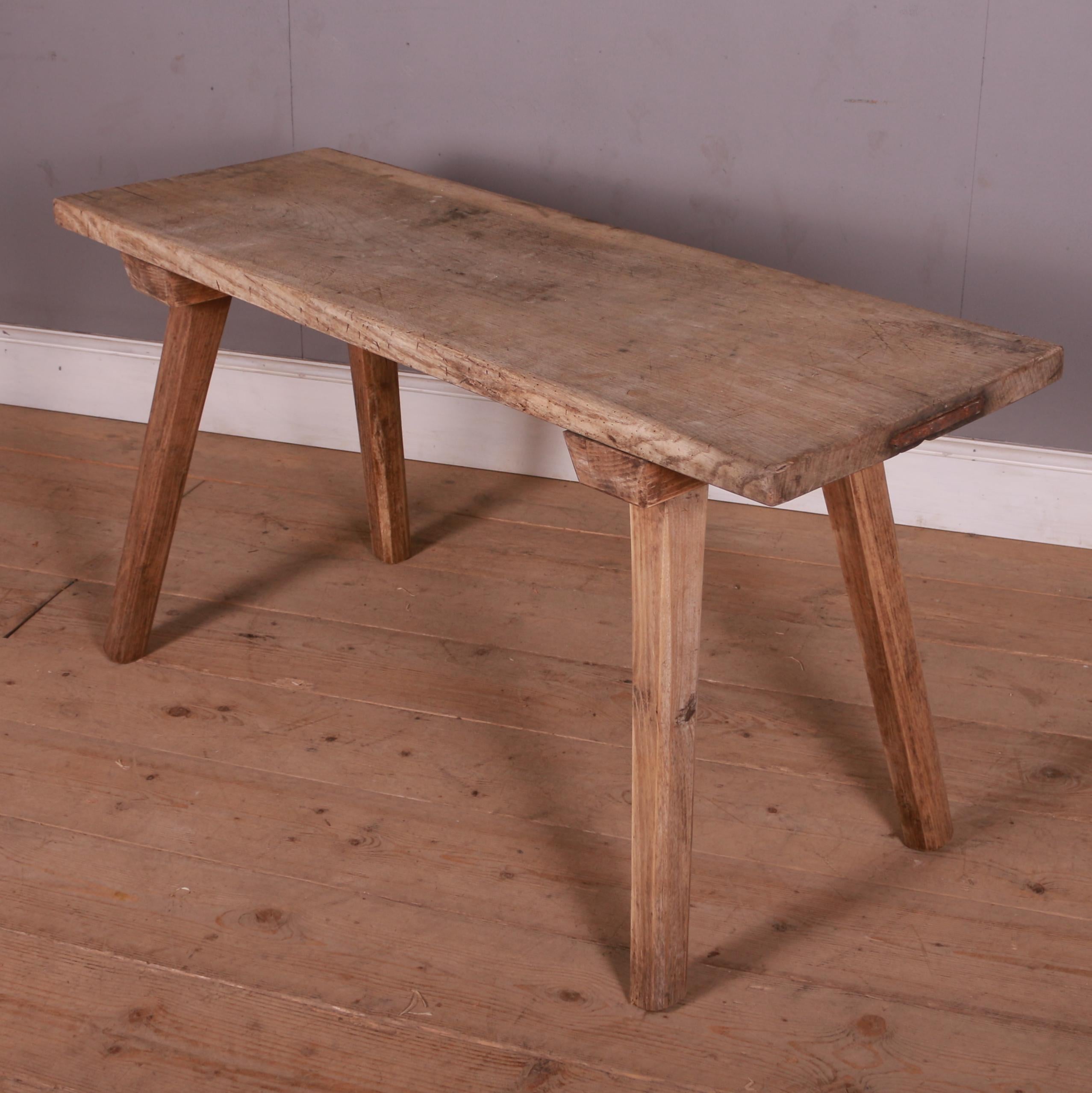 19th Century French Primitive Side Table In Fair Condition In Leamington Spa, Warwickshire