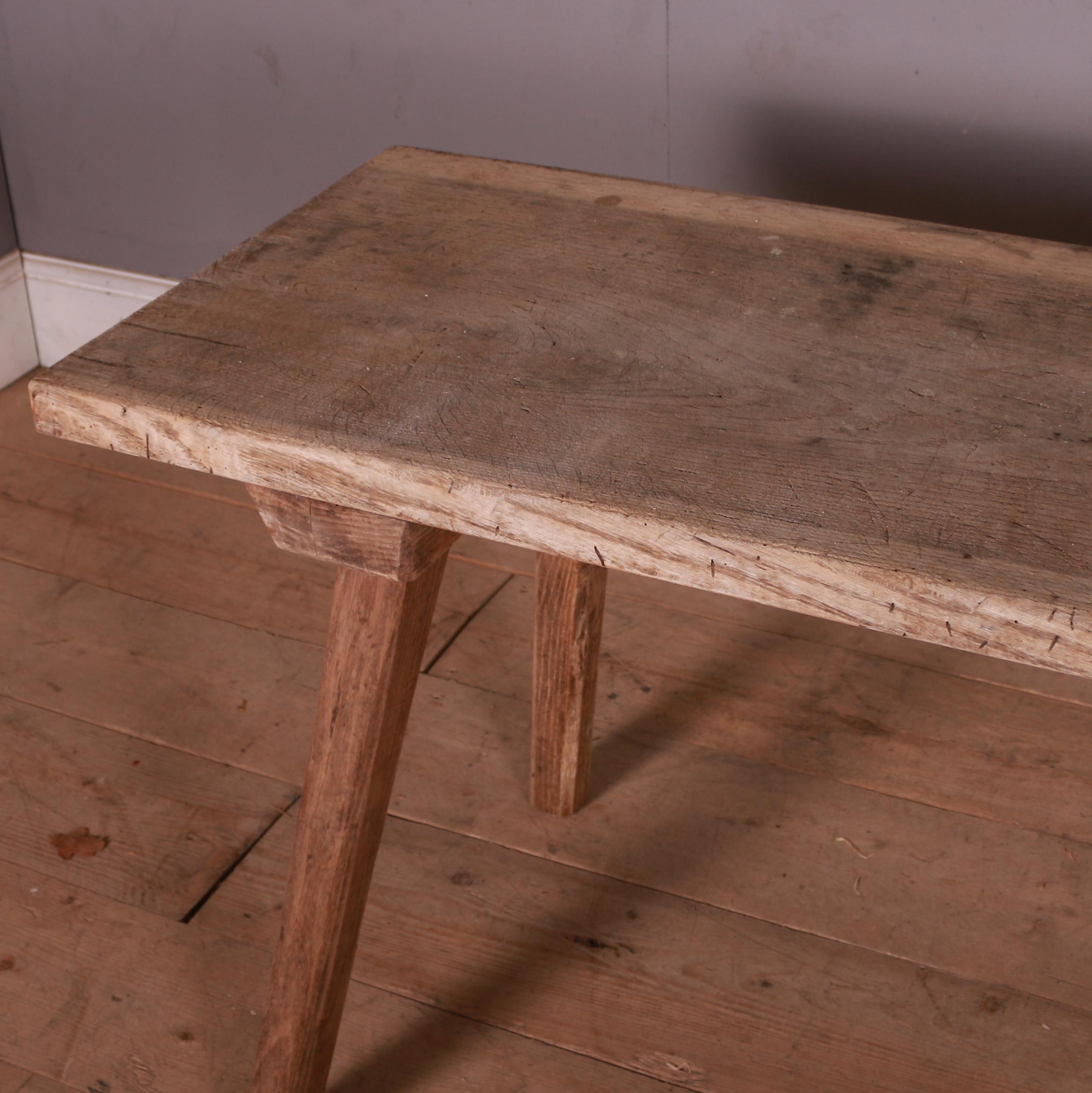 19th Century French Primitive Side Table 1