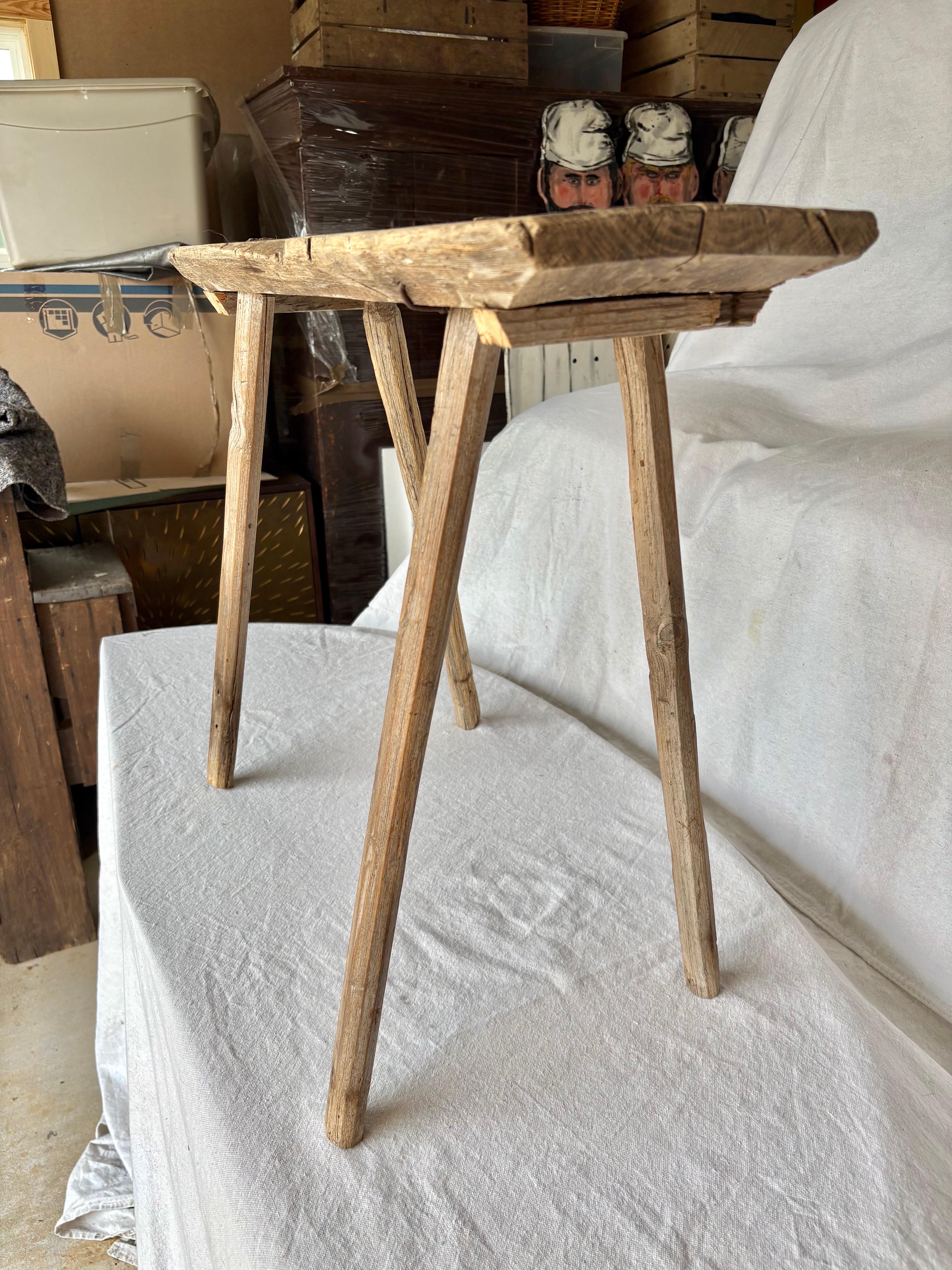 Bois Banc en bois primitif français du 19e siècle en vente