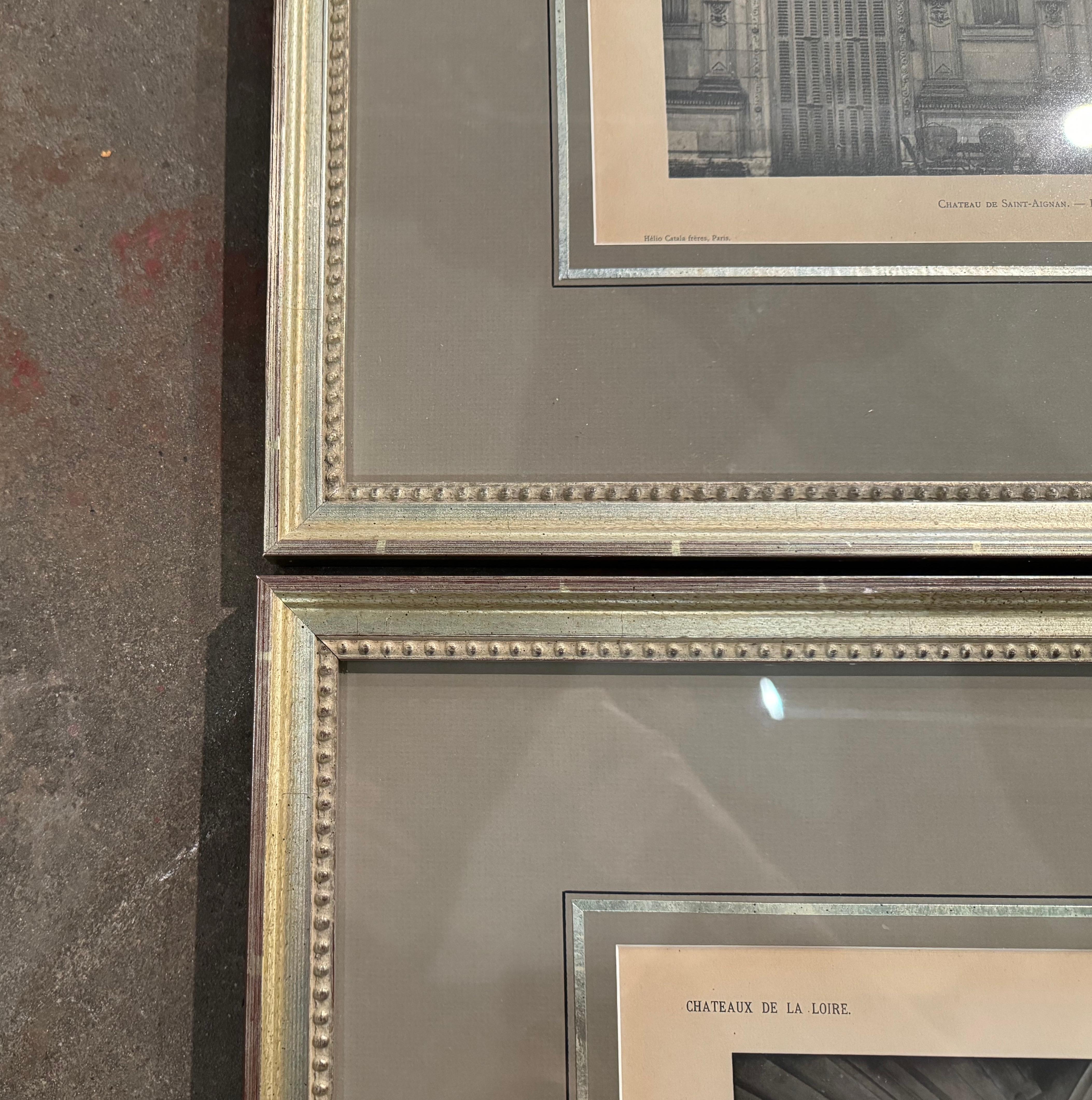 19th Century French Prints in Frames, 