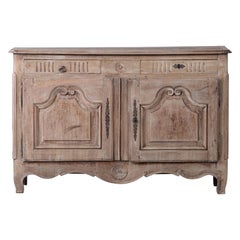 Mobile buffet in Oak sbiancato francese del XIX secolo