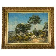 Paisaje provenzal francés del siglo XIX