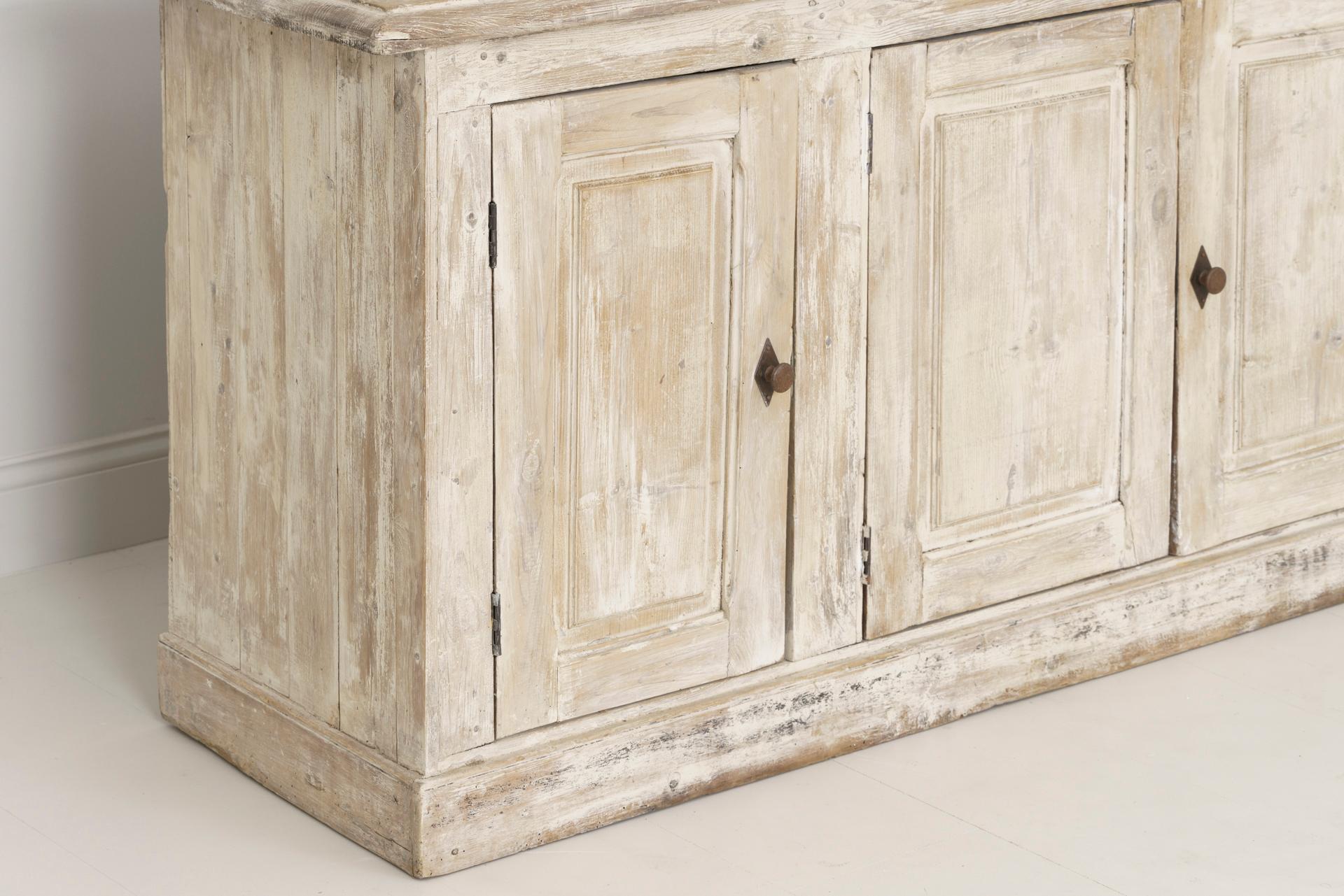 19th Century French Provençal Louis Philippe Style Enfilade in Original Patina 12