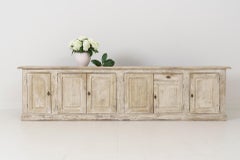 19th Century French Provençal Louis Philippe Style Enfilade in Original Patina