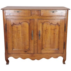 Antique 19th Century French Provencal Louis XV Style Cherry wood Sideboards