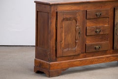 19th Century French Provencal Oak Buffet Cabinet