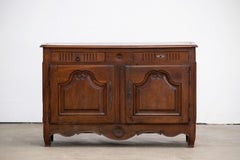 19th Century French Provencal Oak Buffet Cabinet