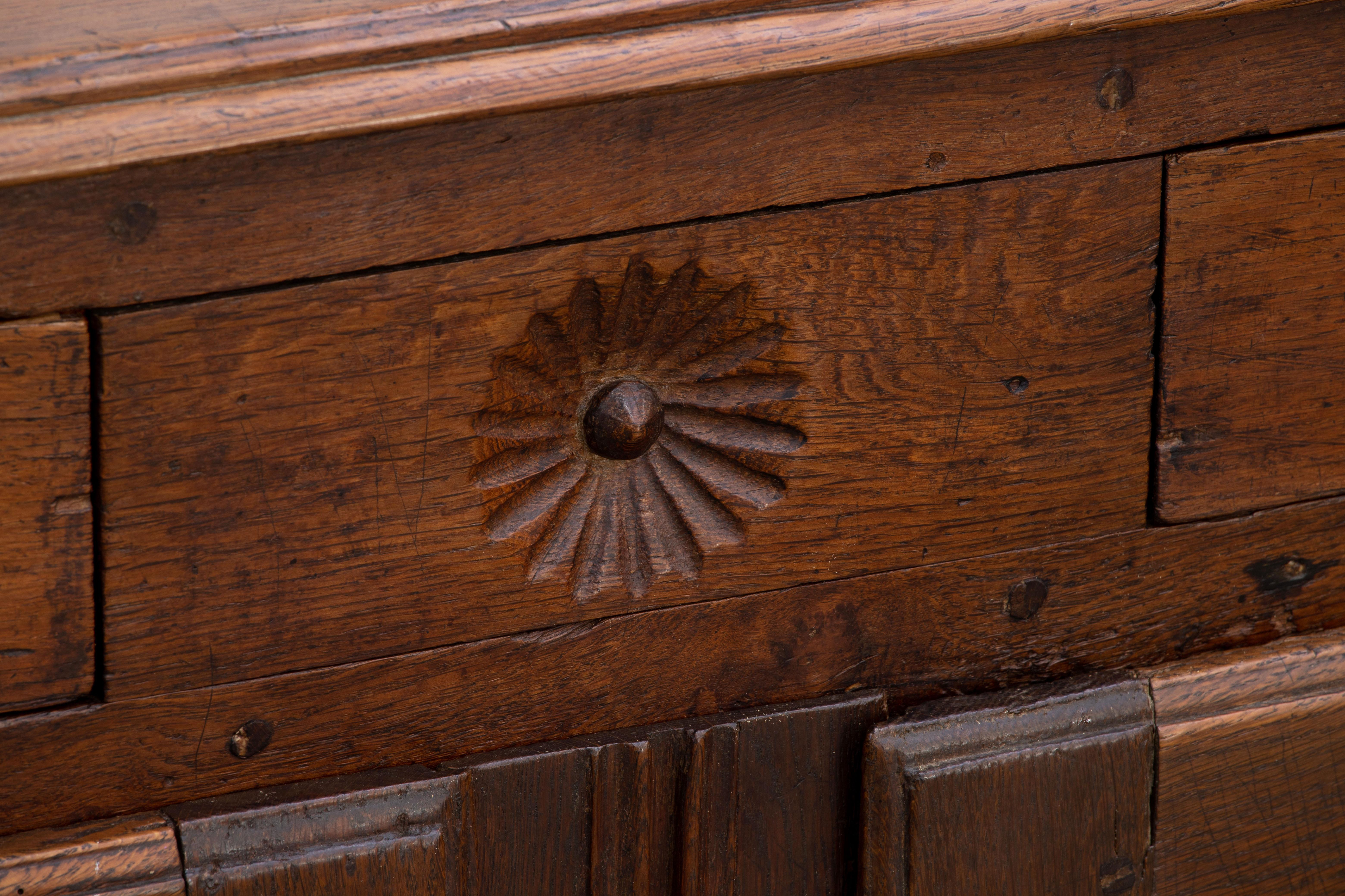 19th Century French Provencal Oak Buffet Cabinet For Sale 3