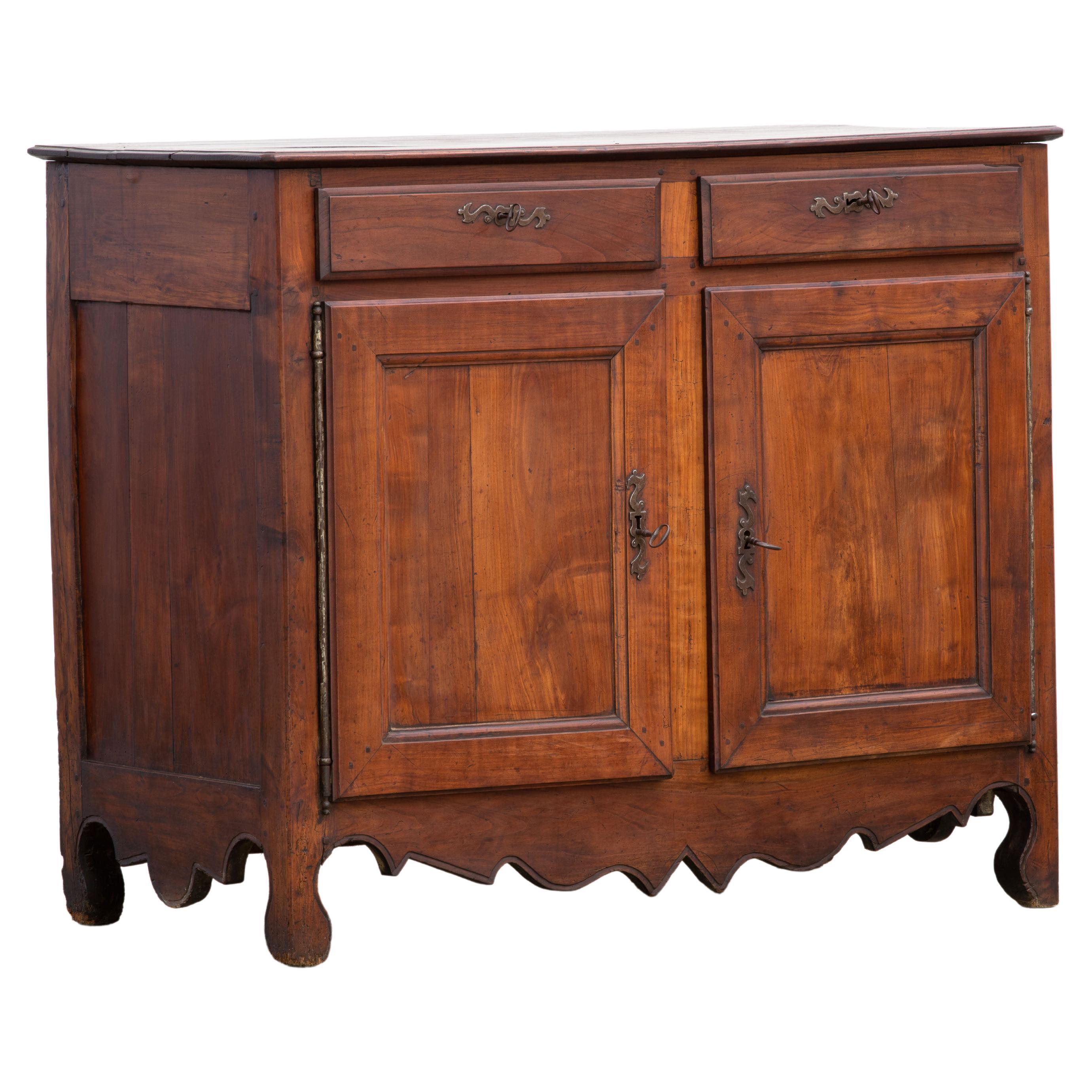 19th Century French Provencal Oak Buffet Cabinet