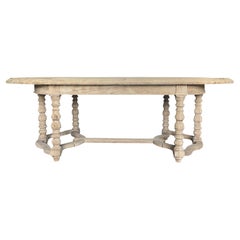 19th Century French Provencal Pine Dining Room Table - Antique Rustic Farm Table