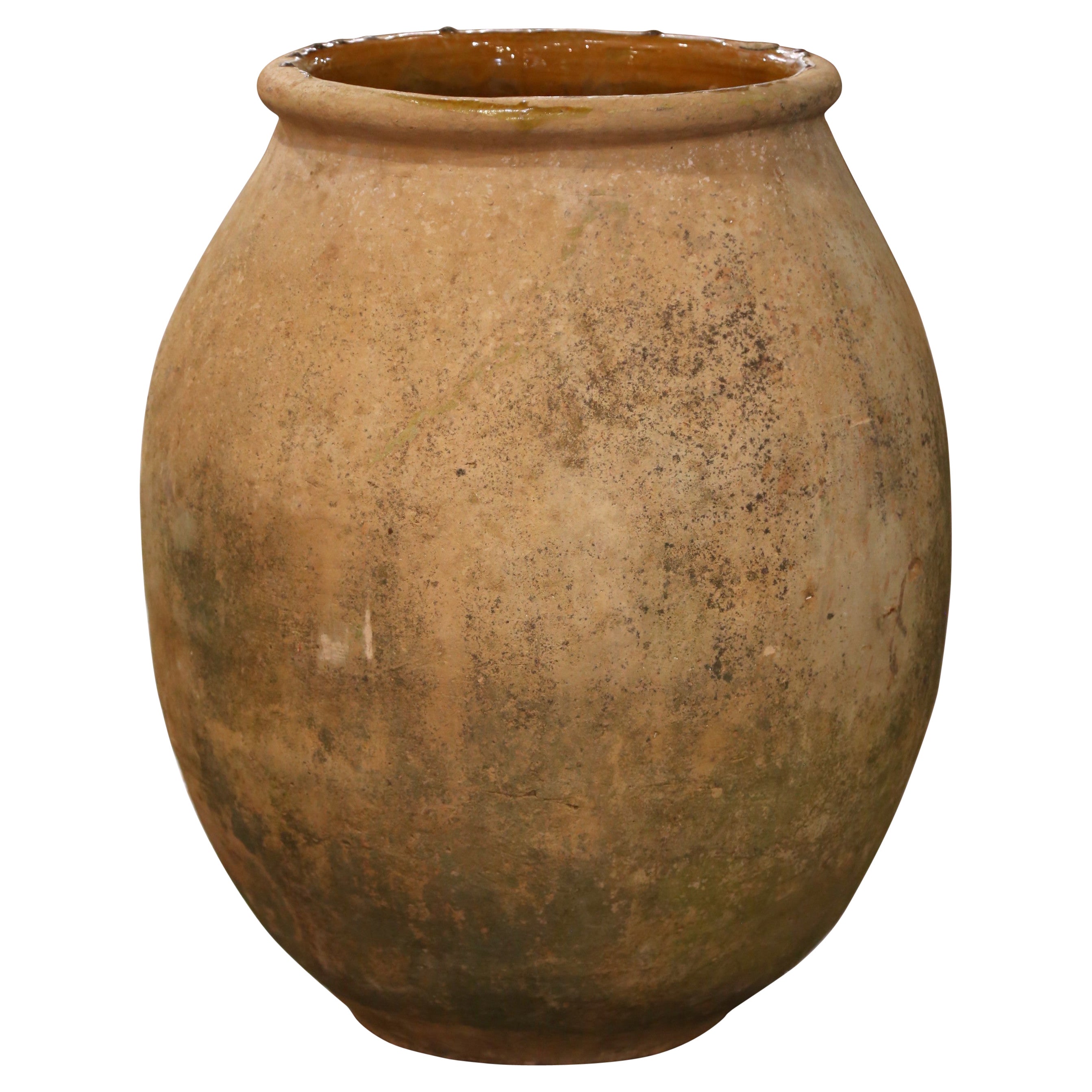 Aceitera de terracota provenzal francesa del siglo XIX de Biot en venta