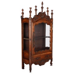 19th Century French Provençal Vitrine or Display Cabinet