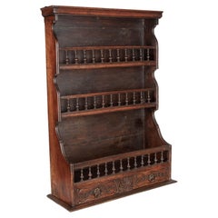 Used 19th Century French Provençal Wall Shelf or Plate Rack