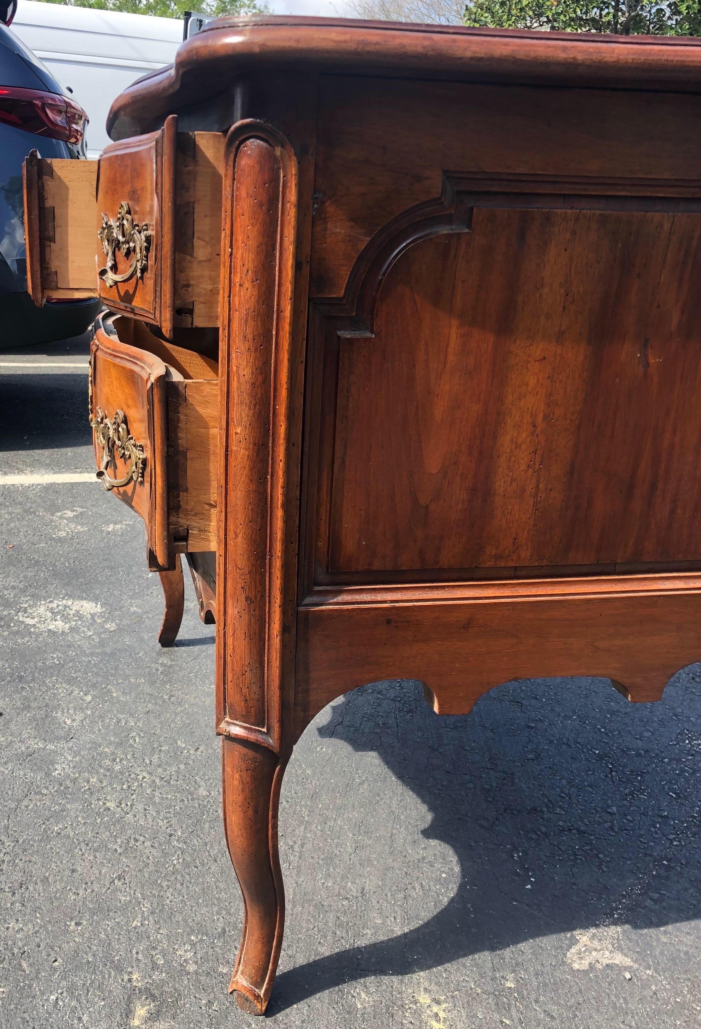 French Provincial 19th Century French Provencial 4-Drawer Commode For Sale